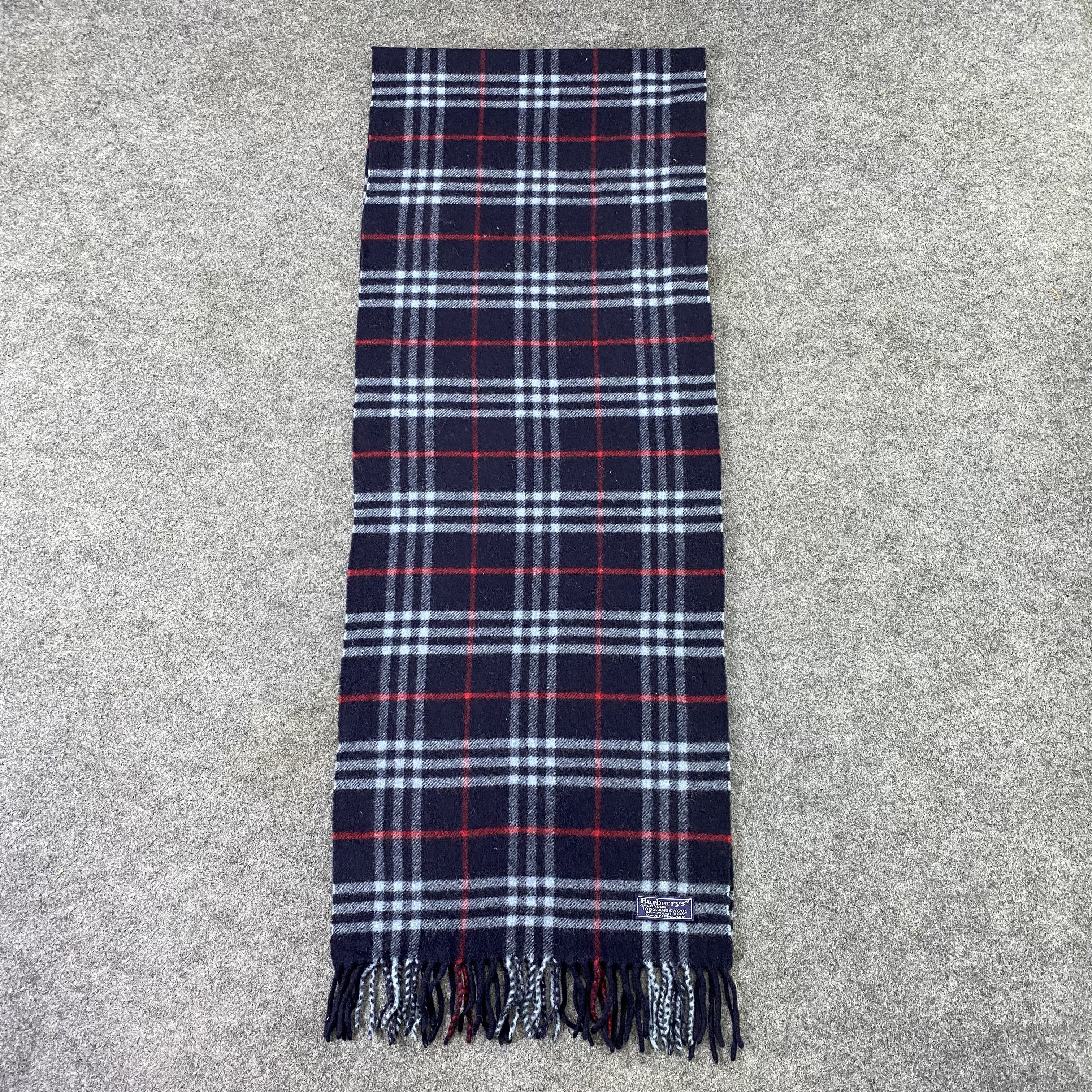 Burberry Burberry Wool Scarf / Muffler / Neckwear-K007 Size ONE SIZE - 2 Thumbnail