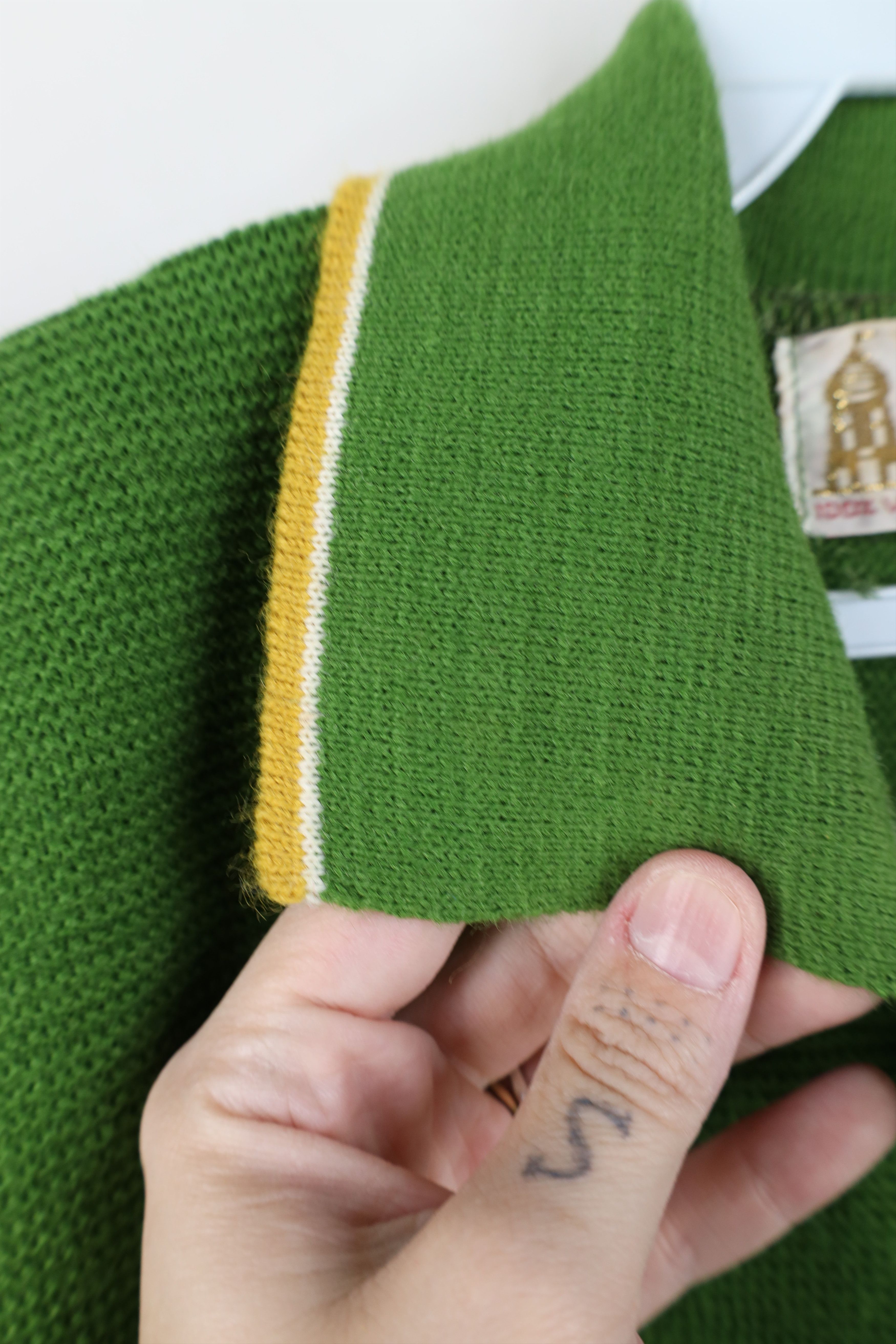Vintage Vintage 50s 60s Streetwear Short Sleeve Collared Sweater Size US L / EU 52-54 / 3 - 6 Thumbnail