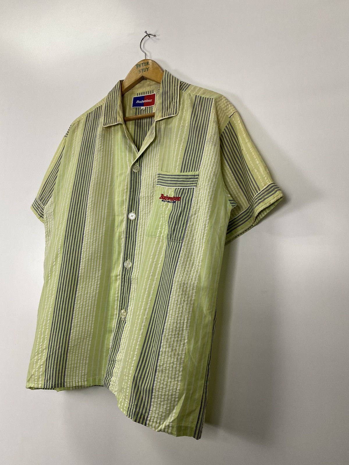 Budweiser × Vintage Vintage Budweiser Button Up Shirt Size US M / EU 48-50 / 2 - 3 Thumbnail