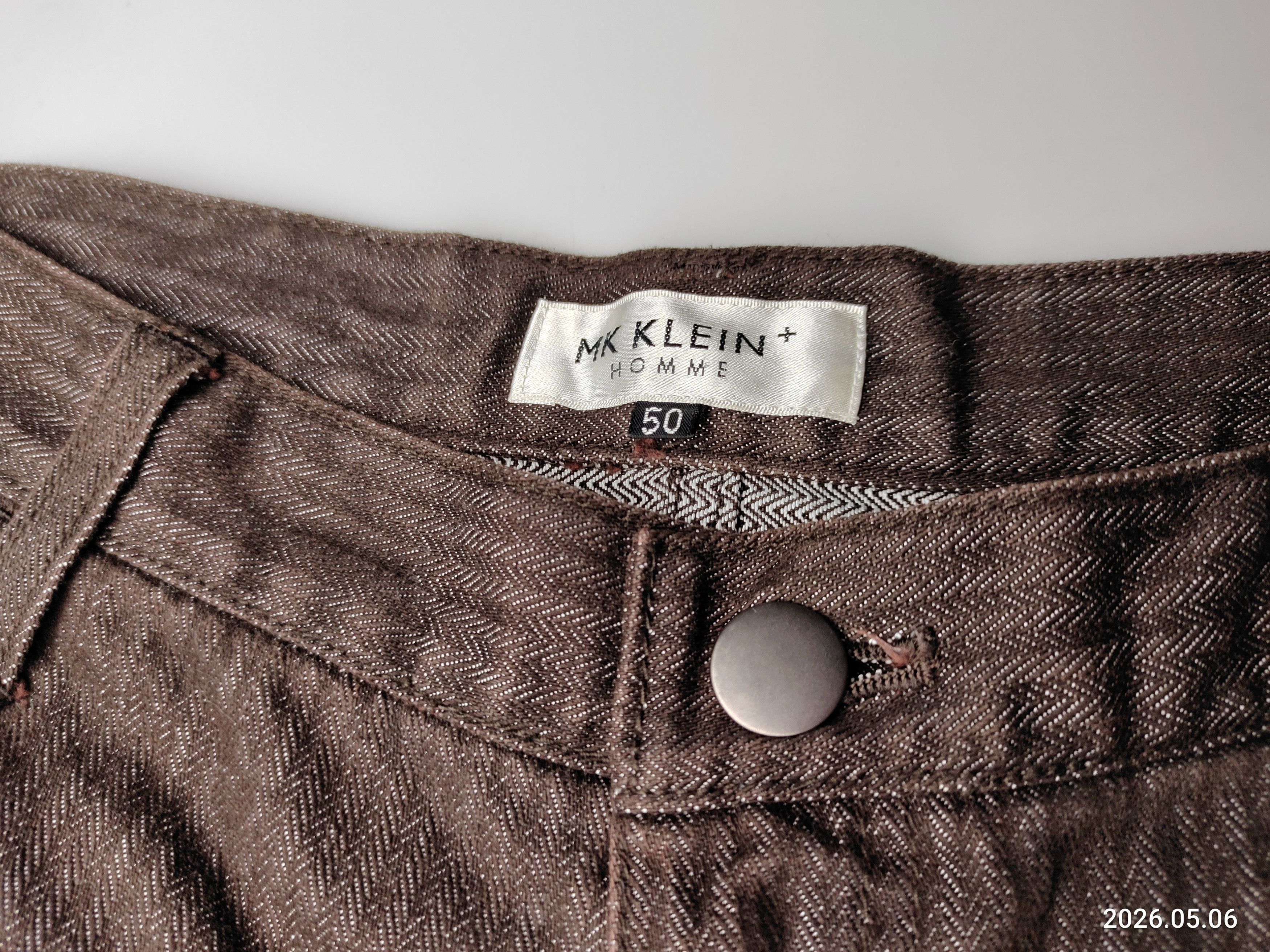 Japanese Brand MK Klein Multipocket Brown Denim cargo Pants Size US 29 - 6 Thumbnail