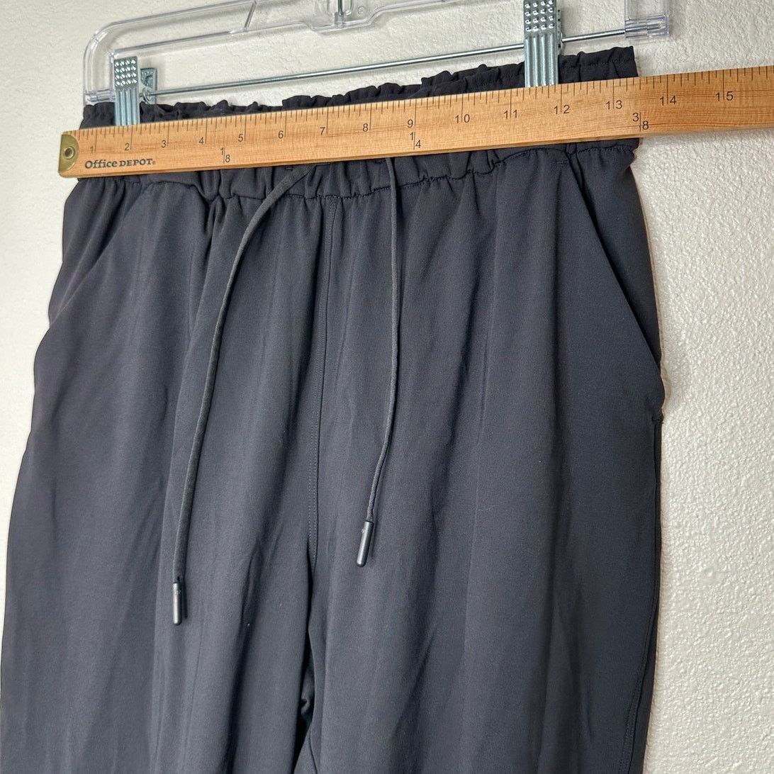 Lululemon Lululemon Black High Rise Jogger Drawstring Banded Hem 6 Size 28" / US 6 / IT 42 - 9 Thumbnail