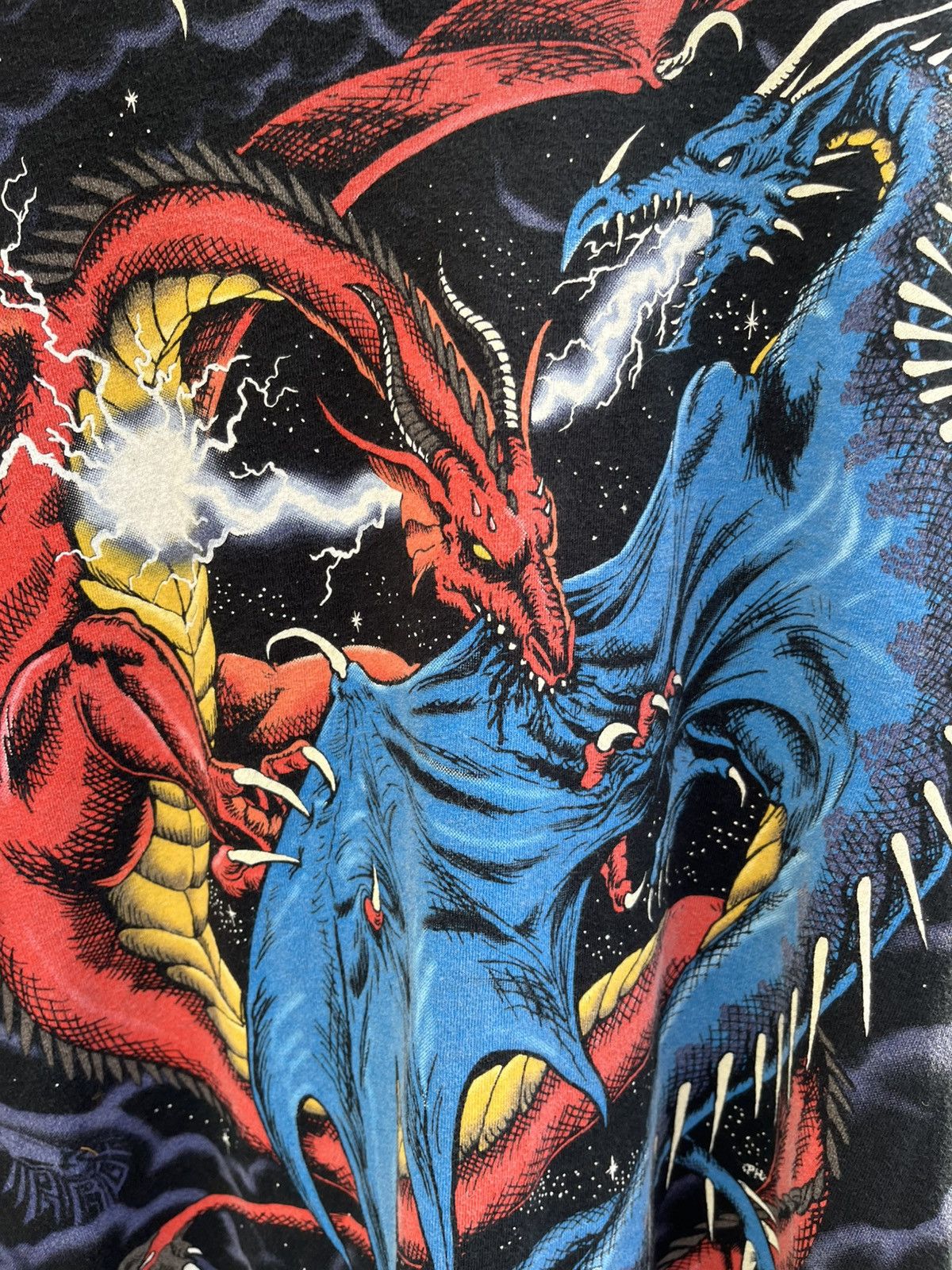 Liquid Blue Liquid blue ETERNAL DRAGONS all over print tshirt Size US L / EU 52-54 / 3 - 4 Thumbnail