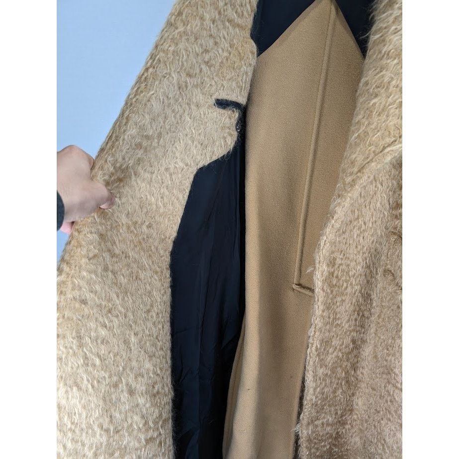 Bottega Veneta o1rshd1 Split Wool Mohair Coat in Paper Bag Size US M / EU 48-50 / 2 - 8 Thumbnail