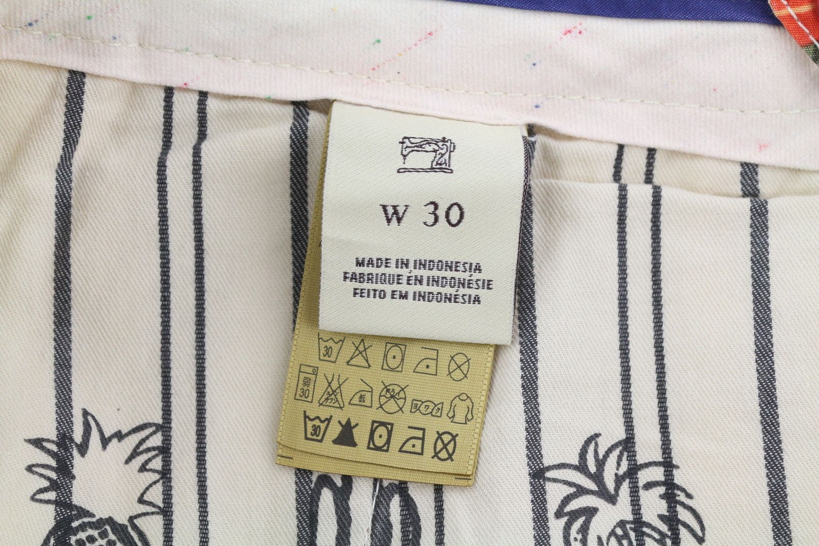 Scotch & Soda W30 Chino Colourful Leaf Pattern Pockets Logo 84173 Size US 30 / EU 46 - 9 Thumbnail