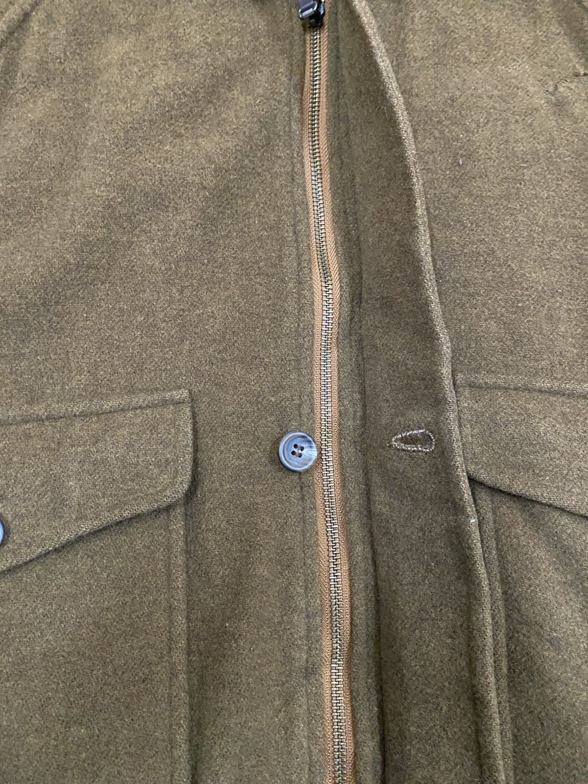 Vintage Vtg 80s Wool Cashmere Jacket Brown - Atelier Pie Monte Size US L / EU 52-54 / 3 - 12 Thumbnail