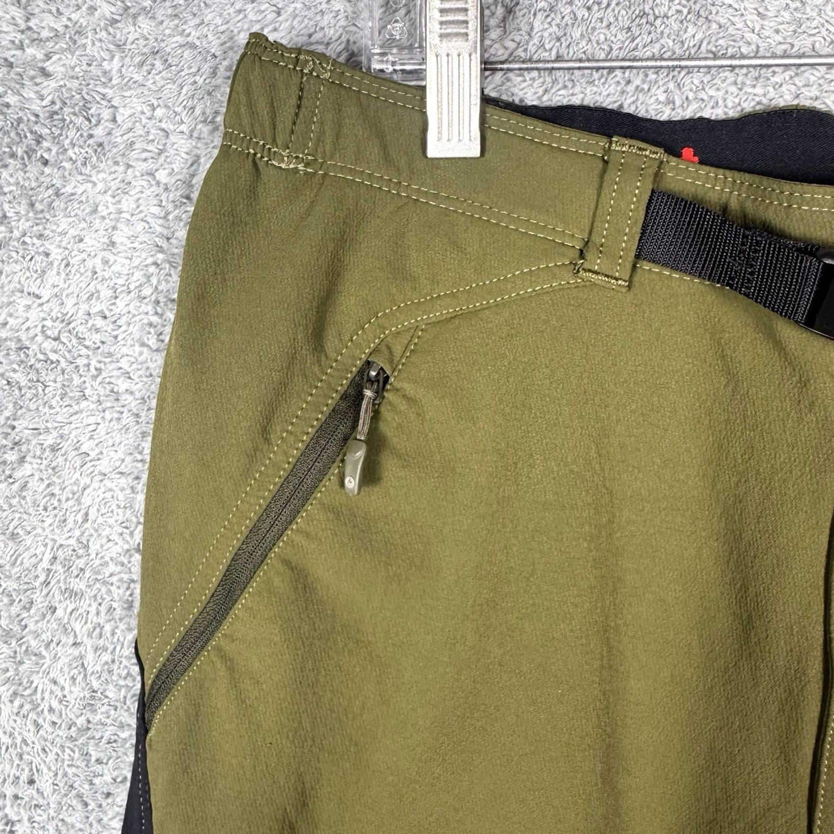 Marmot Marmot Pants Mens L 30x30 Softshell Tech Cargo Belted Olive Highland Performance Size US 33 - 7 Thumbnail