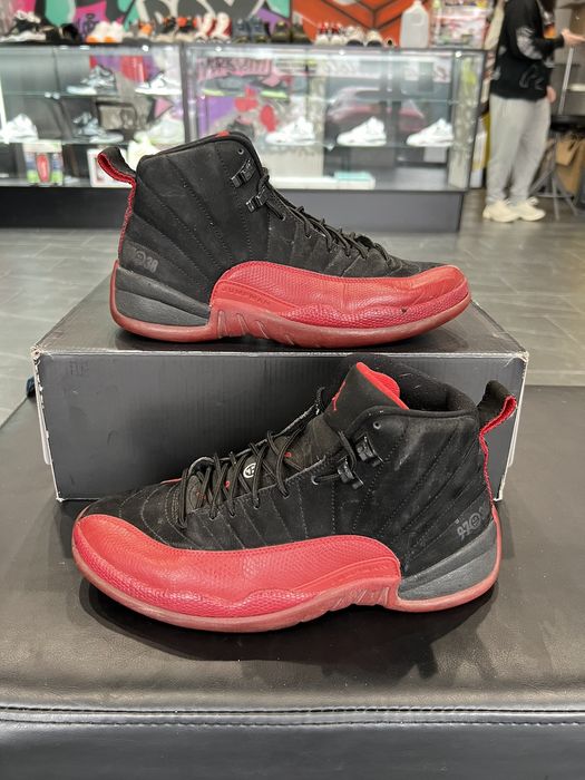 Jordan 12 on sale flu game suede