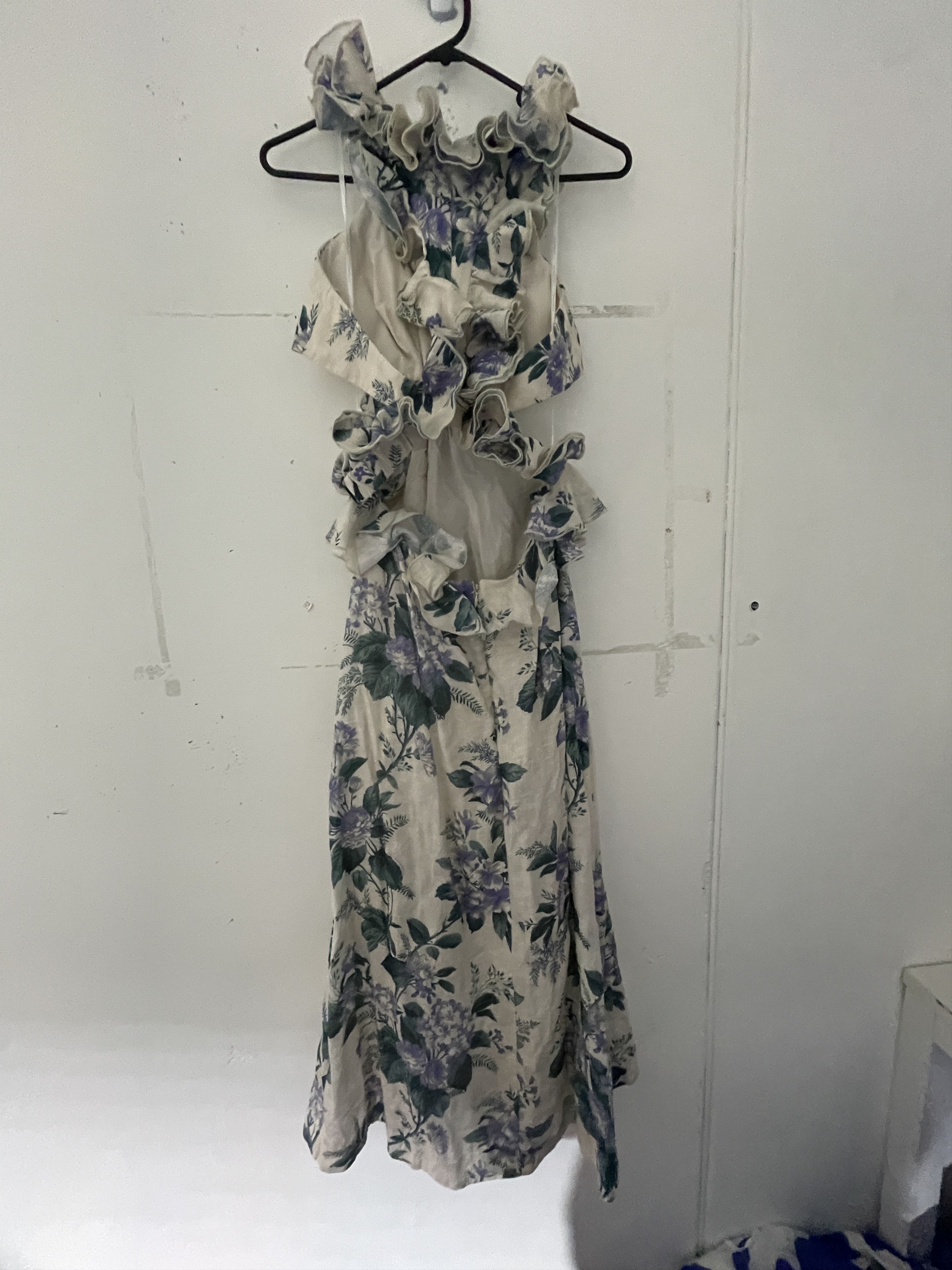 Zimmermann Cassia Ruffle Midi Dress Size M / US 6-8 / IT 42-44 - 5 Thumbnail