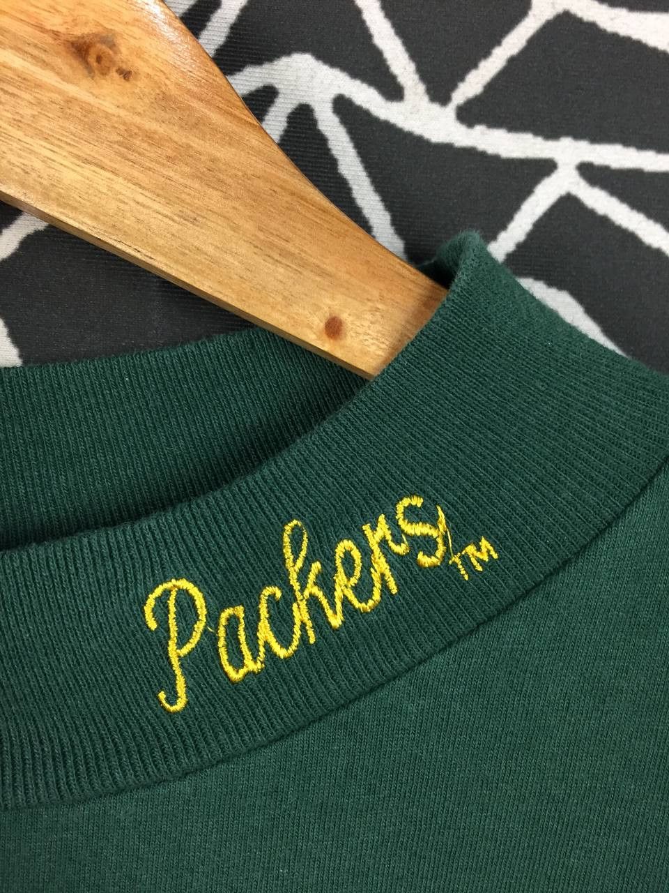 Logo Athletic Vtg Logo Athletic Green Bay Packers Mock Neck Longsleeve Tee Size US XXL / EU 58 / 5 - 4 Thumbnail