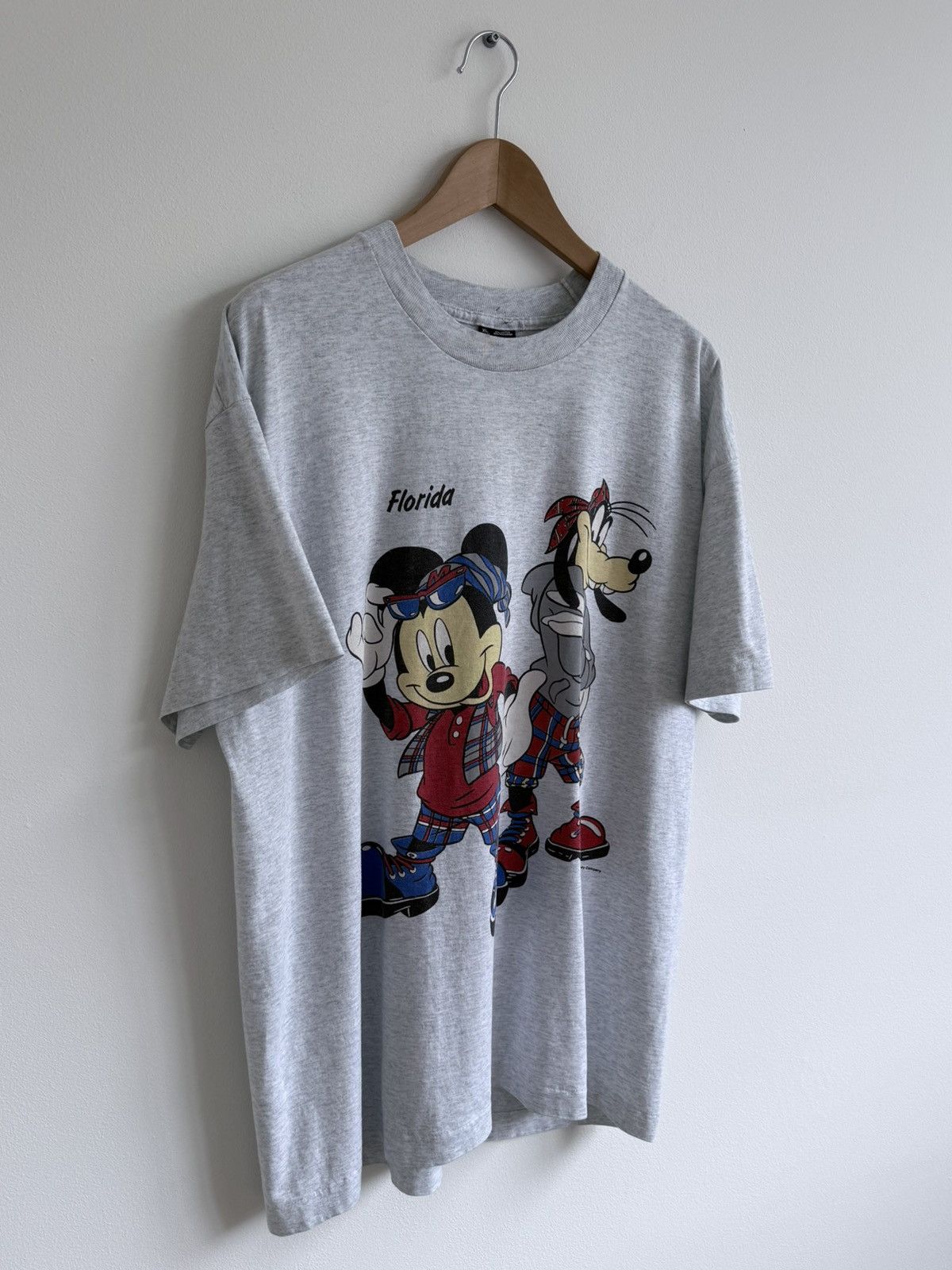 Disney Vintage 90s Mickey Mouse Goofy Graphic T-Shirt Size US XL / EU 56 / 4 - 4 Thumbnail