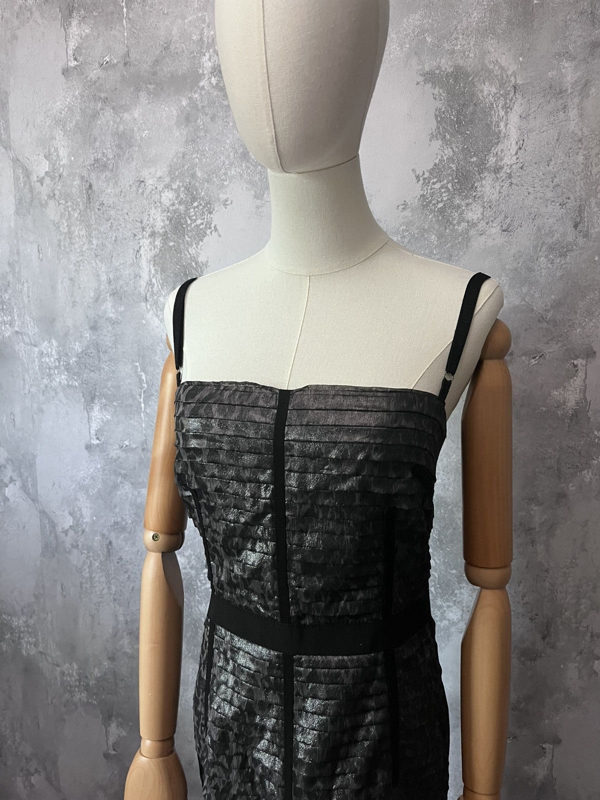 Dolce & Gabbana Dolce & Gabbana silk vintage 00s animal print black dress Size M / US 6-8 / IT 42-44 - 2 Thumbnail