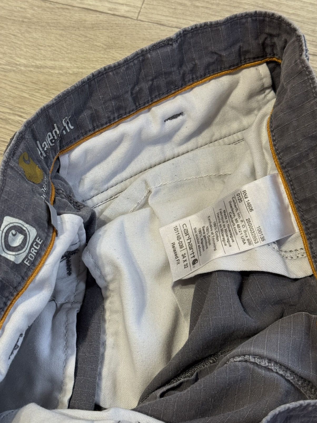Carhartt 🔷Vintage Carhartt Y2K Distressed Cargo Pants🔷 Size US 34 / EU 50 - 7 Thumbnail