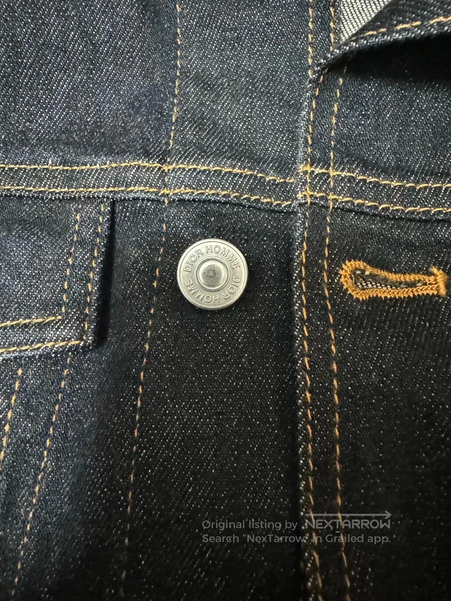 Dior Diorhomme Men's Denim Jacket. Size US S / EU 44-46 / 1 - 3 Thumbnail