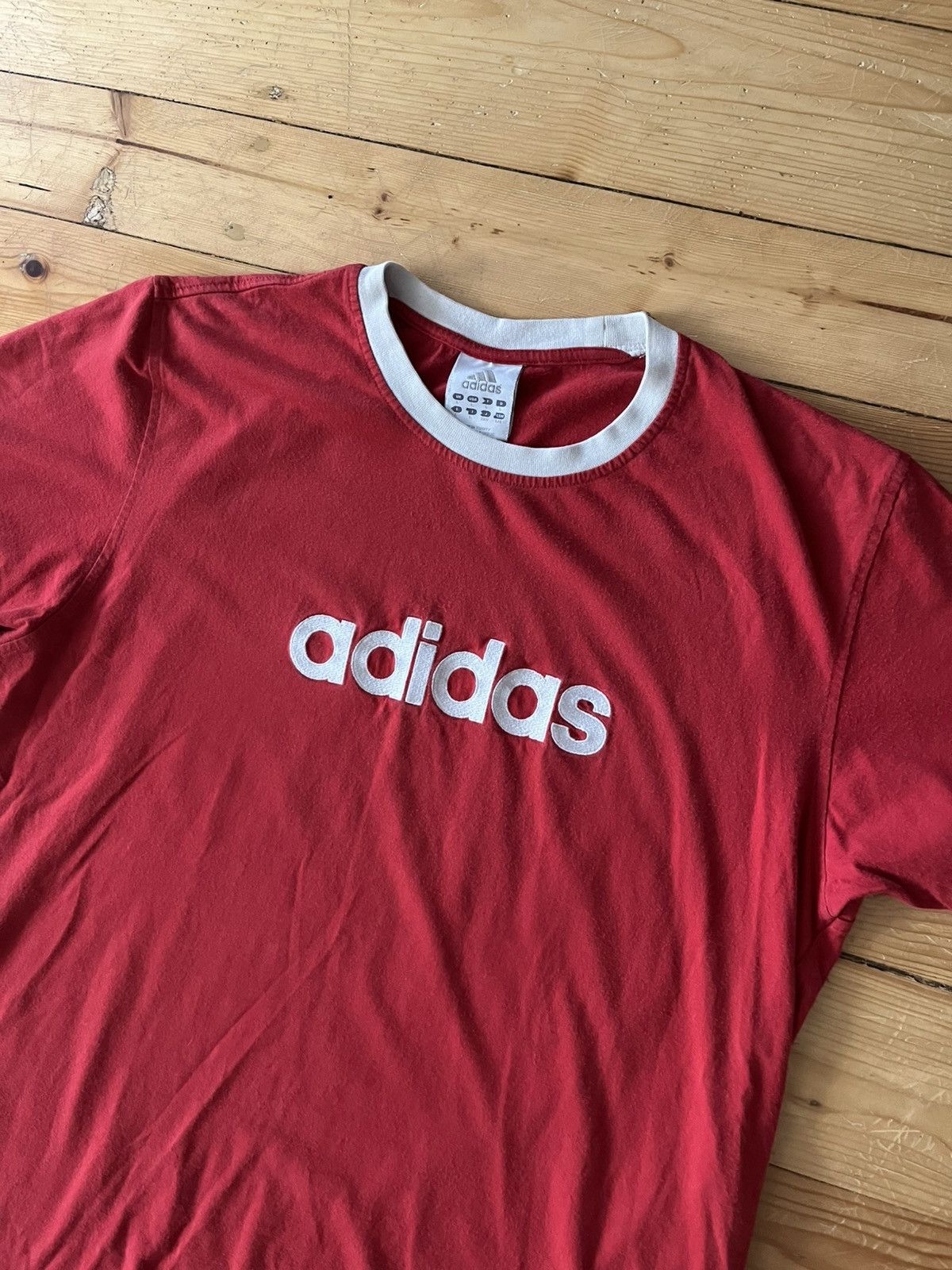 Vintage Vintage adidas tshirt Size US L / EU 52-54 / 3 - 2 Thumbnail