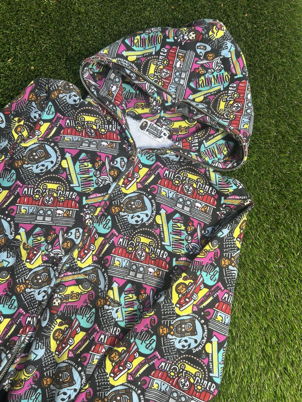 Bape BAPE Nigo Baby Milo Cafe Jazz Full Zip Hoodie Size US M / EU 48-50 / 2 - 1 Thumbnail