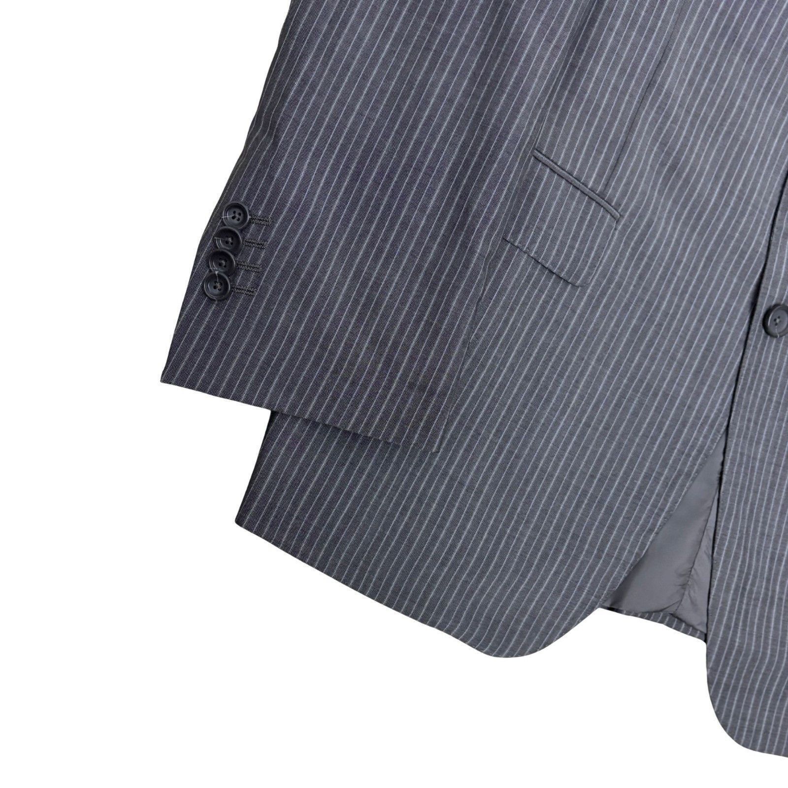 Z Zegna $4,000 ZEGNA Blazer Luxury Striped Business Coat Jacket 40R Size 40R - 8 Thumbnail