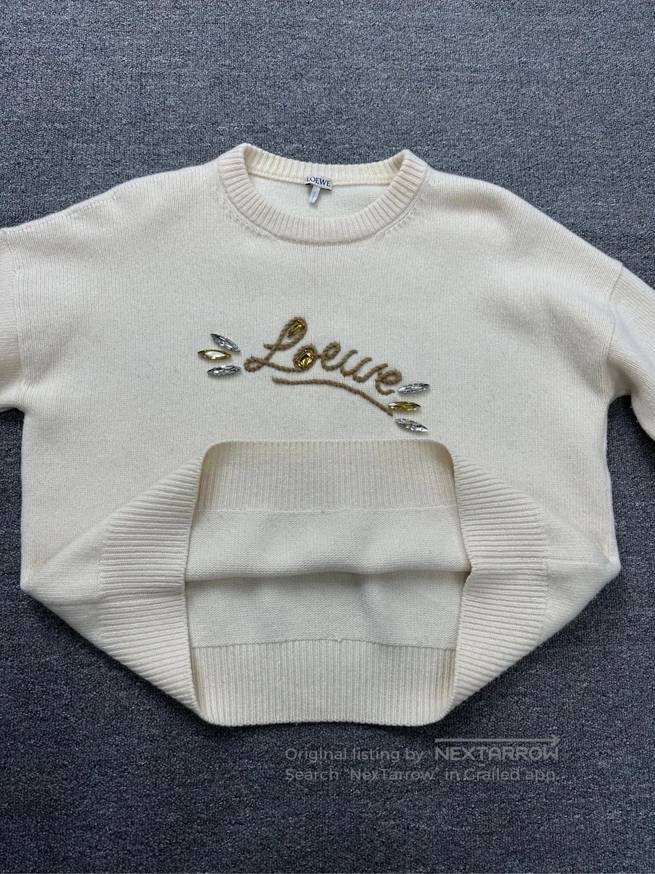 Loewe Loewe Crystal Logo Knit Sweater. Size US L / EU 52-54 / 3 - 7 Thumbnail