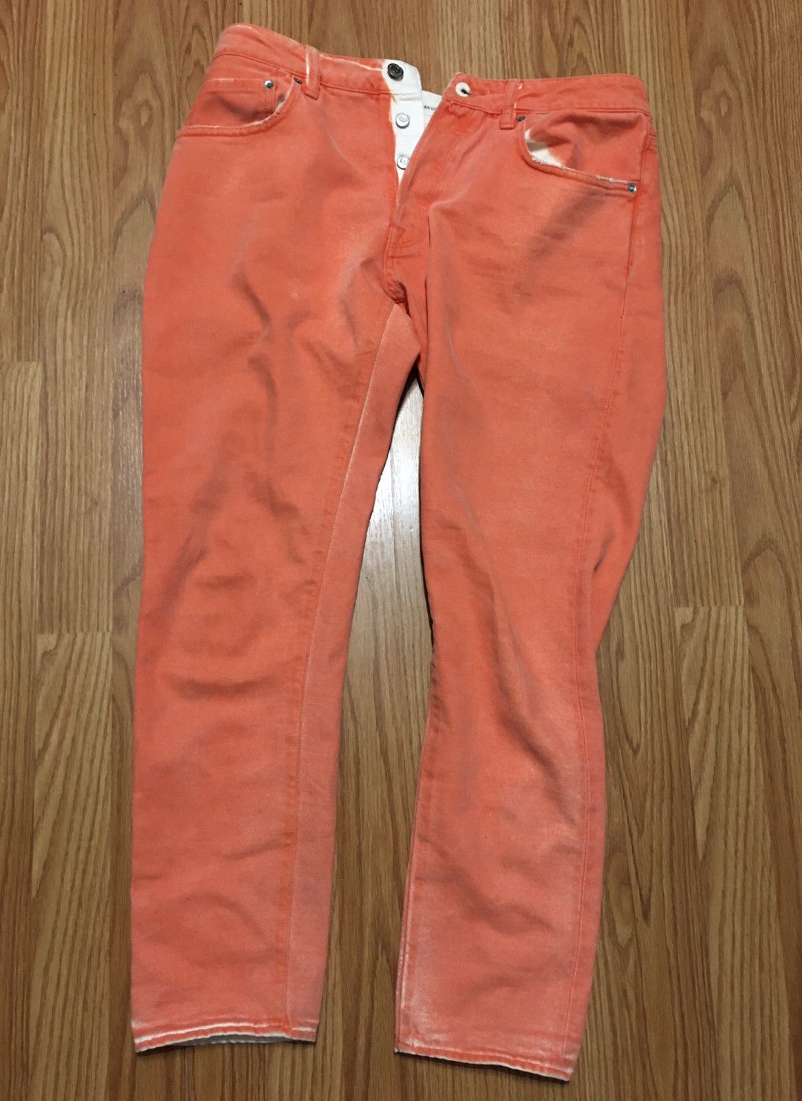 Golden Goose Golden Goose Deluxe Brand Peach White Jeans Size 30 Size 30" / US 8 / IT 44 - 9 Thumbnail