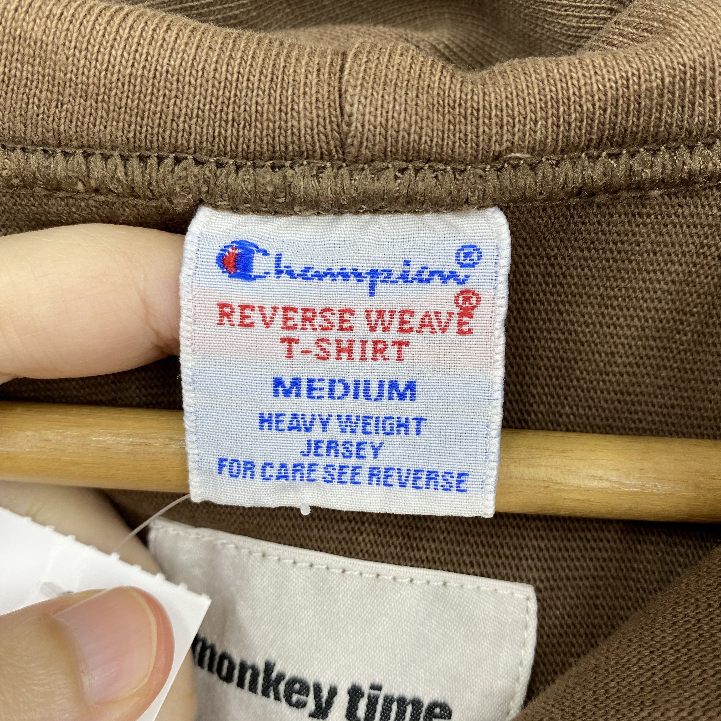 Champion Vintage Y2K Champion Reverse Weave Hoodie Monkey Time Size US M / EU 48-50 / 2 - 9 Thumbnail