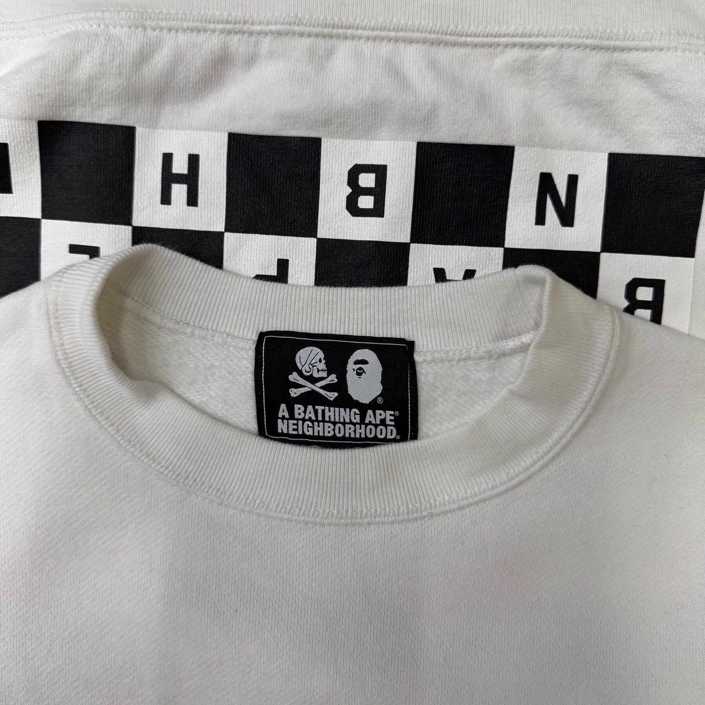 Bape BAPE x NBHD White Pirate Hoodie Q10 Size US M / EU 48-50 / 2 - 5 Thumbnail