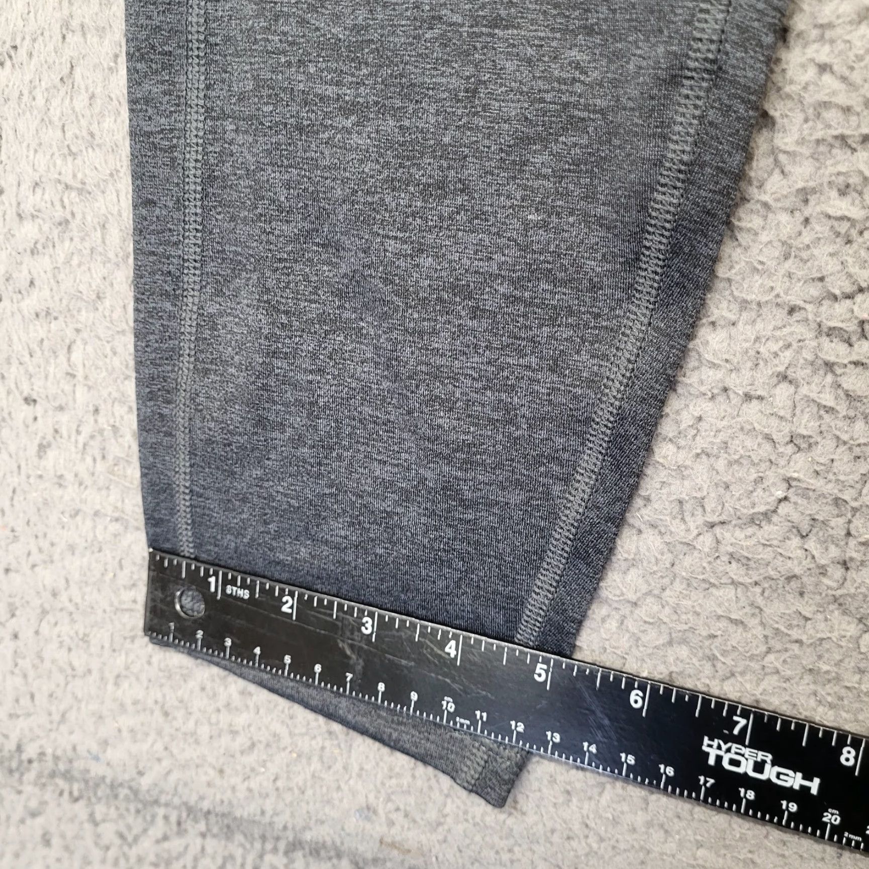 Avia AVIA Leggings Women's XXL 20 Dark Gray Yoga Pants Activewear Pockets Dance Size 40" / US 18 - 6 Thumbnail