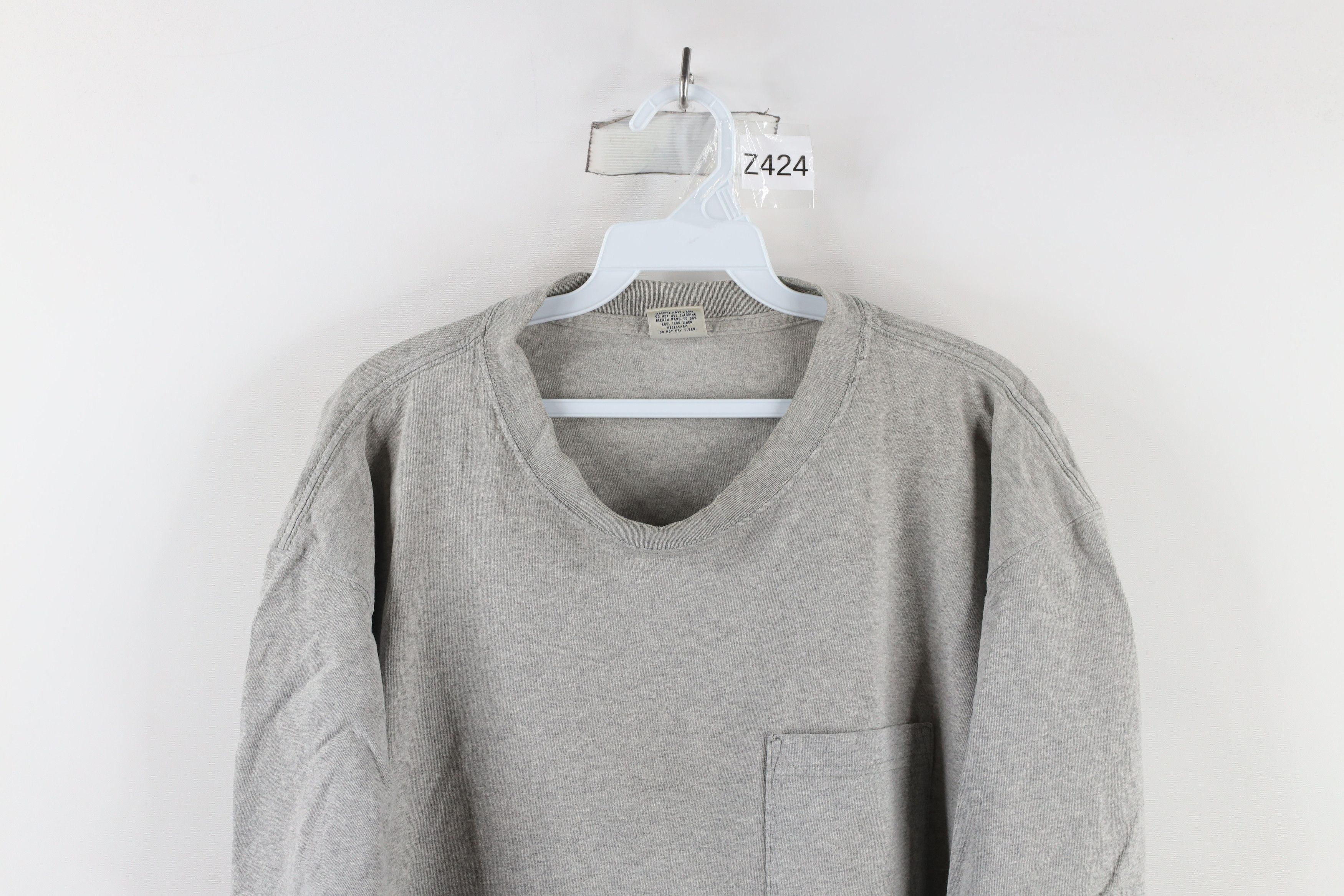 Vintage Vintage 90s Streetwear Short Sleeve T-Shirt Heather Gray Size US L / EU 52-54 / 3 - 2 Thumbnail