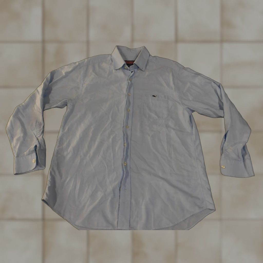 Vineyard Vines Vineyard Vines Shirt Mens Medium Tucker Long Sleeve Button Up Whale Cotton Size US M / EU 48-50 / 2 - 1 Thumbnail