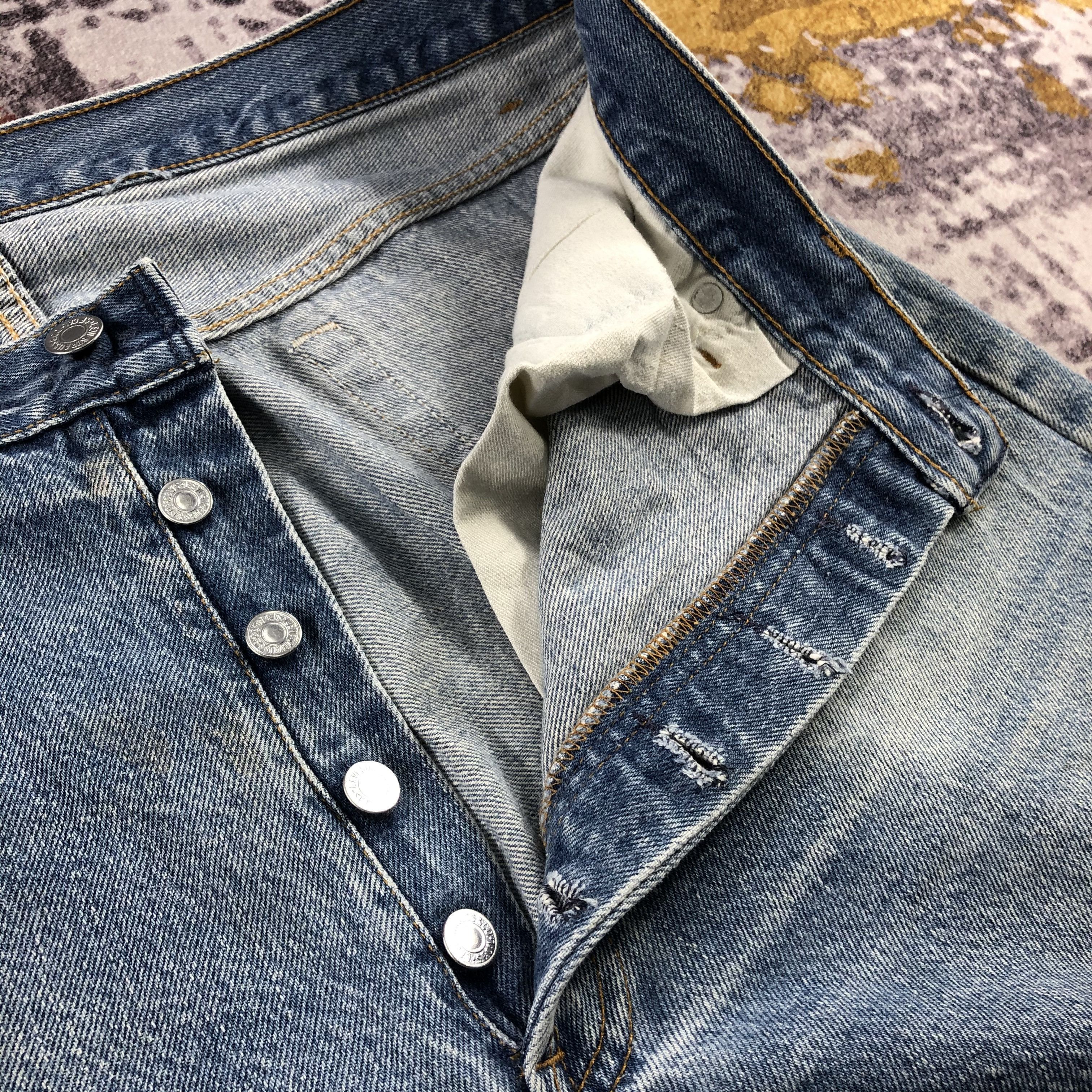 Levi's Vintage 90s Levis 501 Jeans-JM2704 Size US 35 - 15 Thumbnail