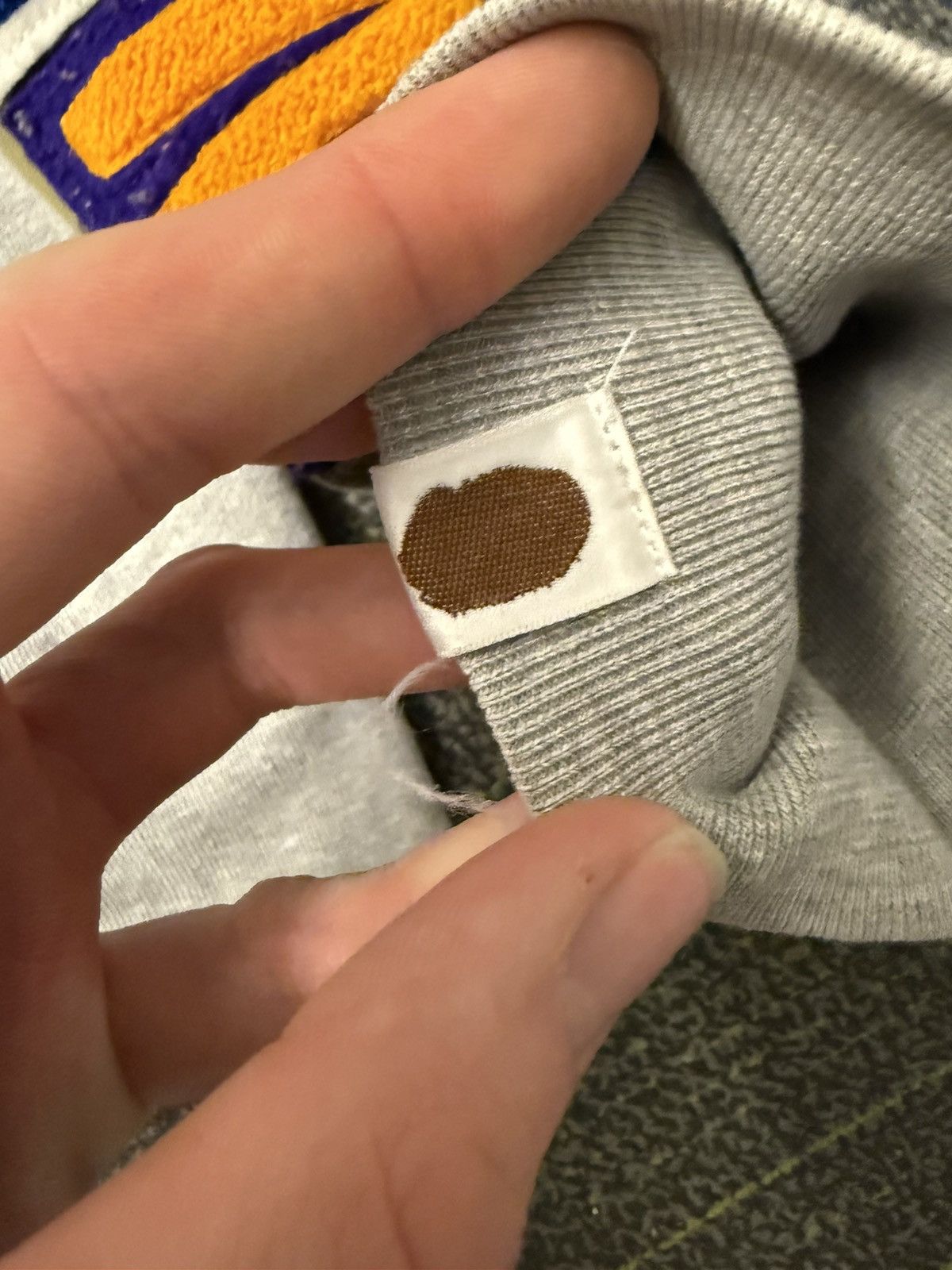 Bape BAPE Grey 1st Camo ABC Split Sleeve Chenille WGM Zip Up Size US L / EU 52-54 / 3 - 9 Thumbnail
