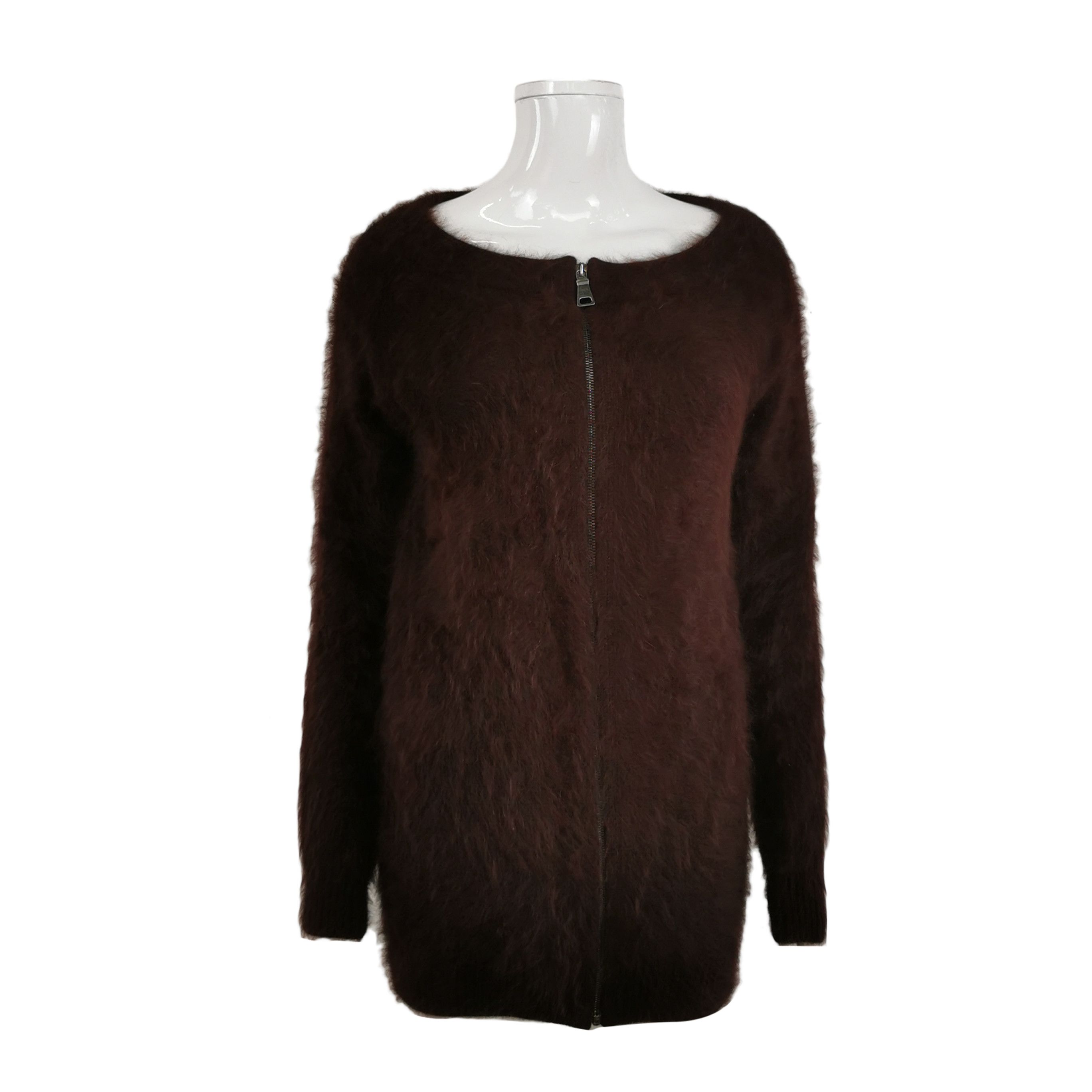 Prada Prada Angora Blend Zip Jacket Size 38 Size XS / US 0-2 / IT 36-38 - 1 Thumbnail