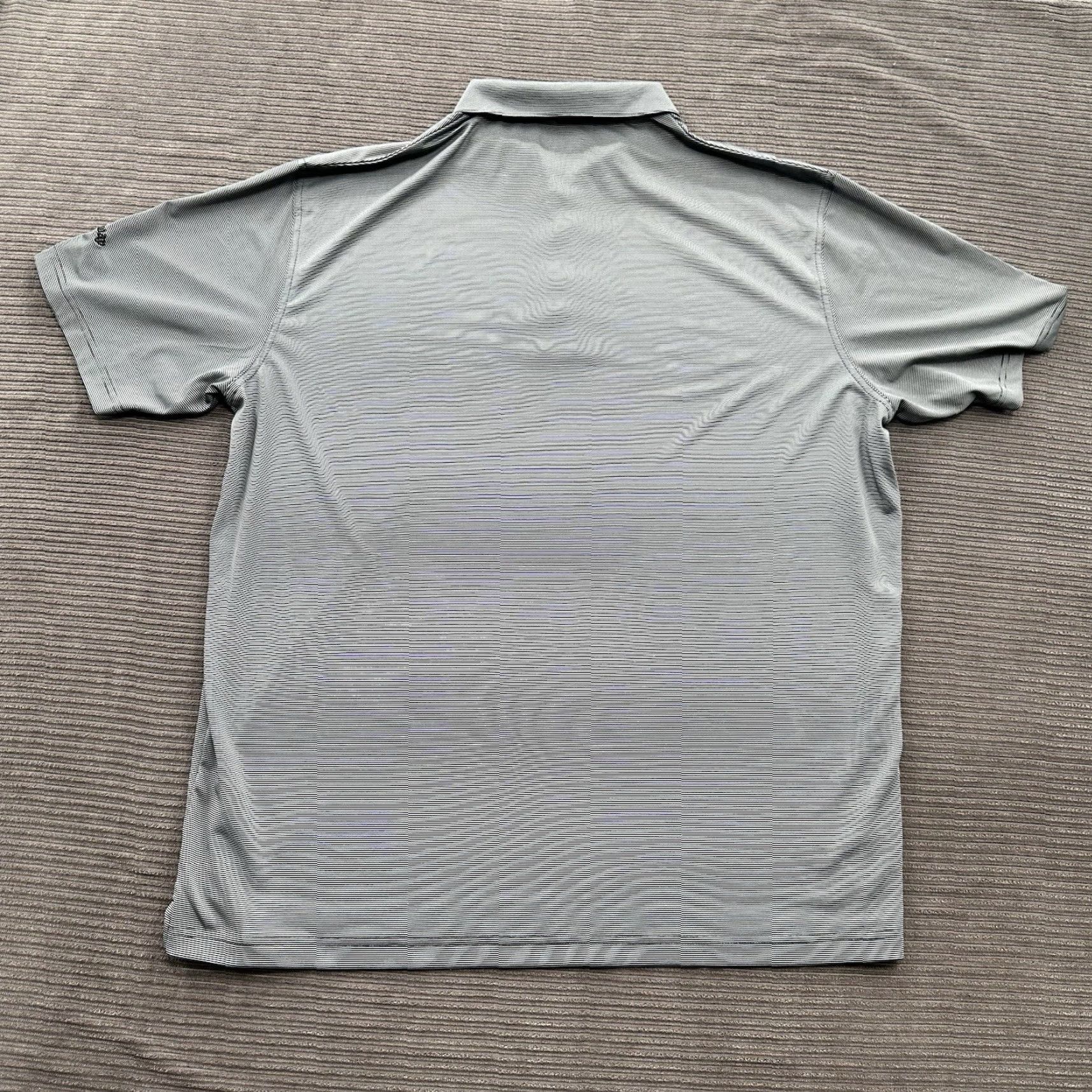 Callaway Callaway Polo Shirt Men 2XL Gray Short Sleeve Collared Golf Striped Polyester Breathable Lightweight Casual Athletic Golfing Outdoor Capable Mens Size US XXL / EU 58 / 5 - 2 Thumbnail