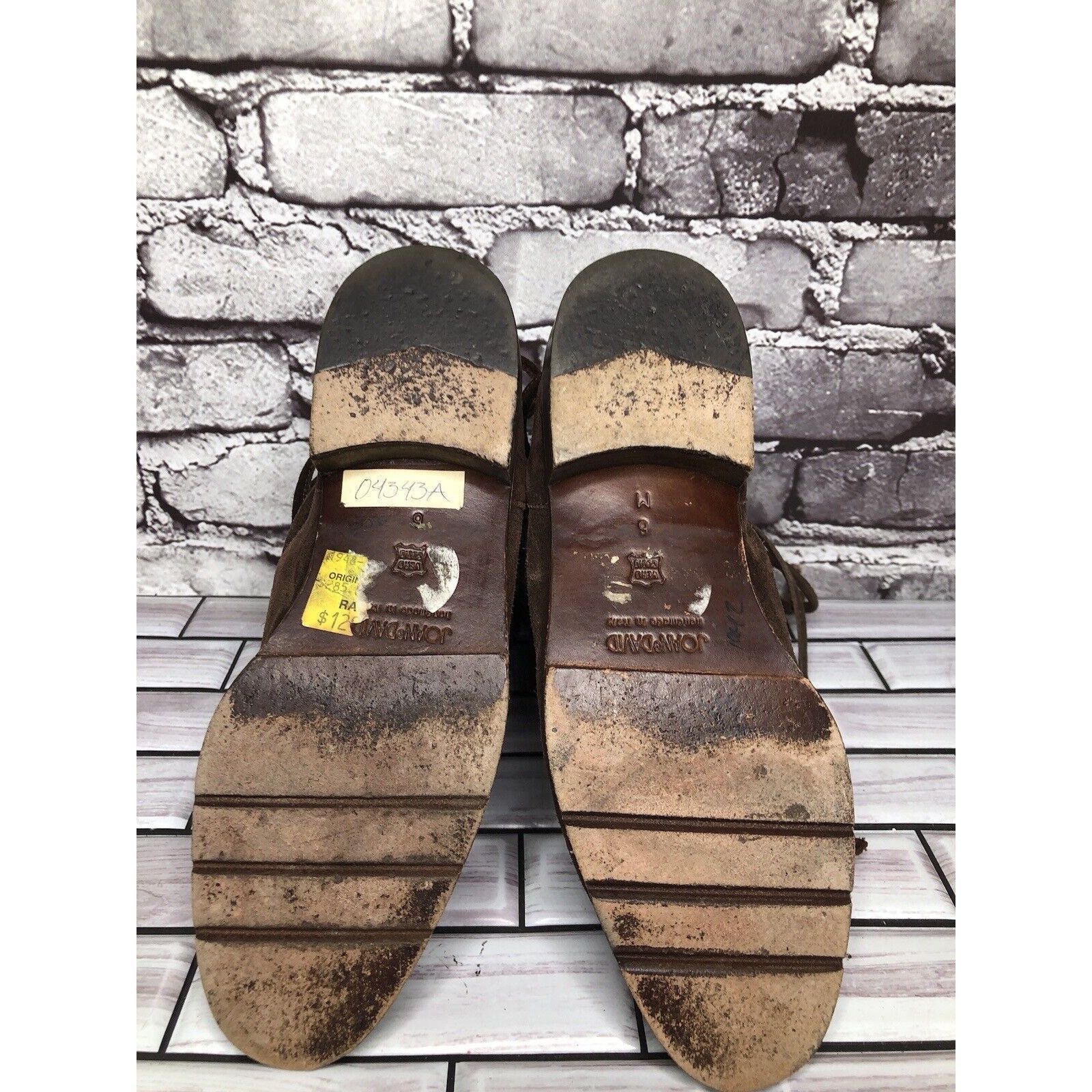 Other Joan & David Brown Suede Leather Back Lace Up Heels Boots Wo Size US 6 / IT 36 - 17 Thumbnail