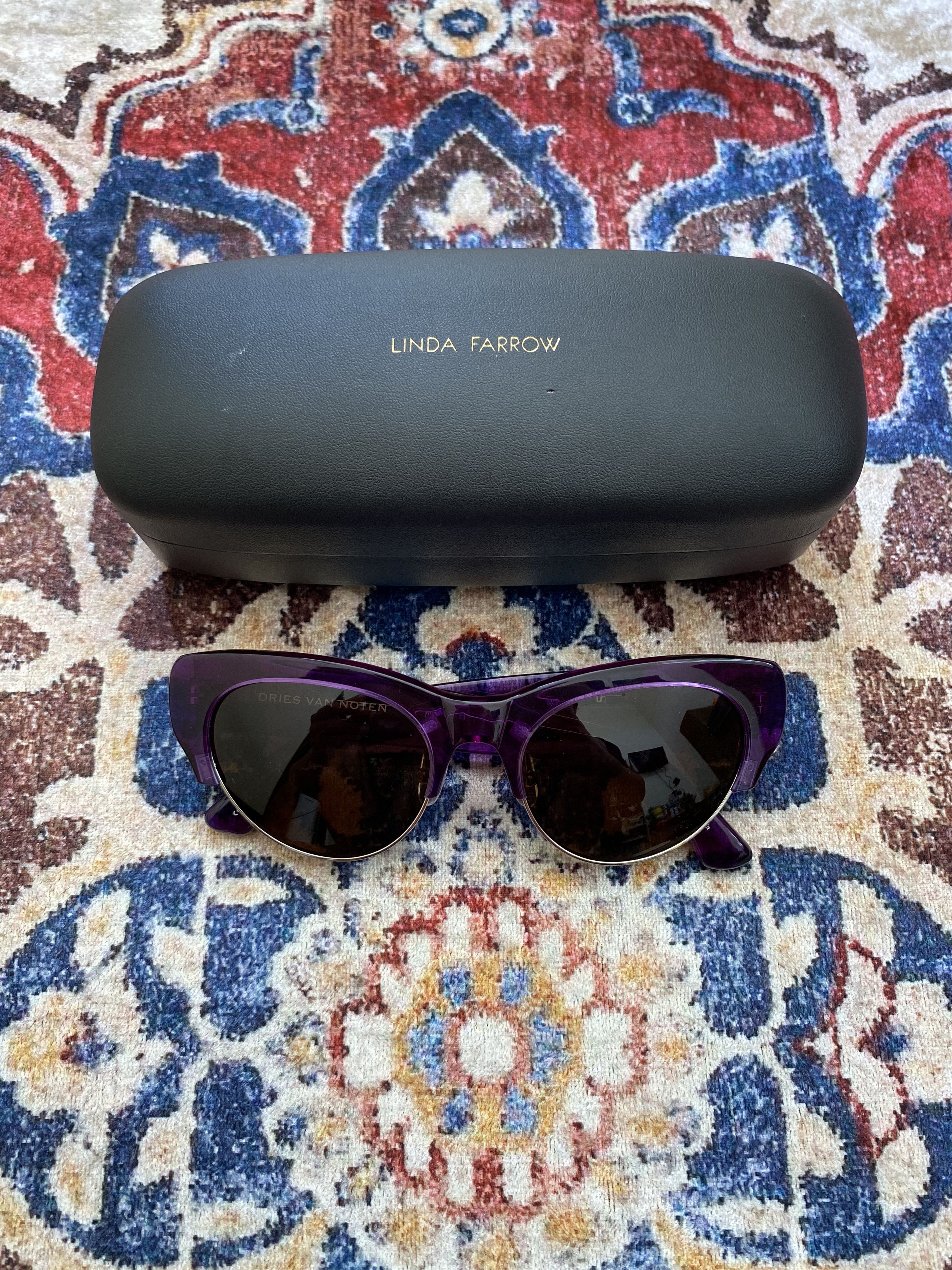 Dries Van Noten × Linda Farrow Dries Van Noten by Linda Farrow DVN100 Sunglasses Size ONE SIZE - 1 Thumbnail