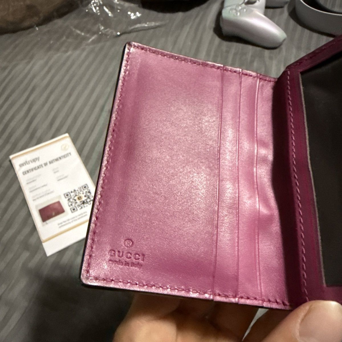 Gucci Gucci pink cardholder Size ONE SIZE - 9 Thumbnail