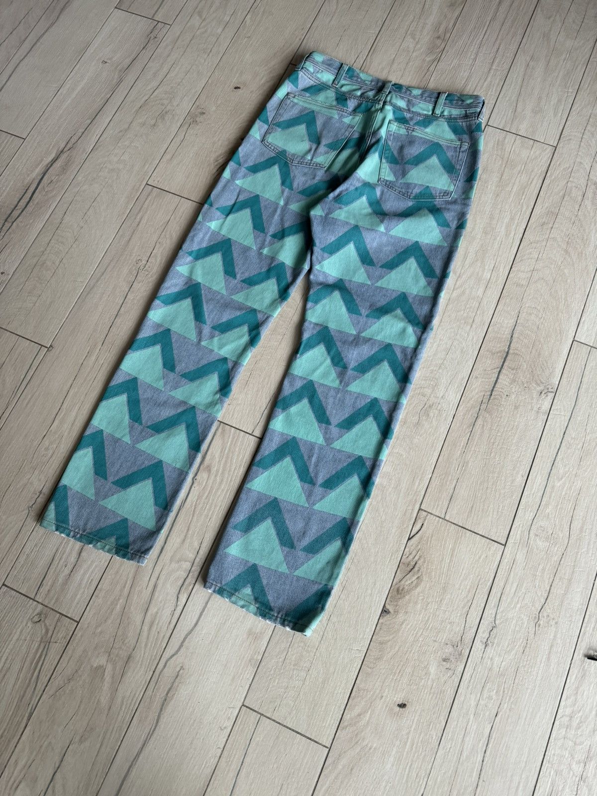 Acne Studios Acne Studios Land Print Denim Pants Size US 30 / EU 46 - 7 Thumbnail