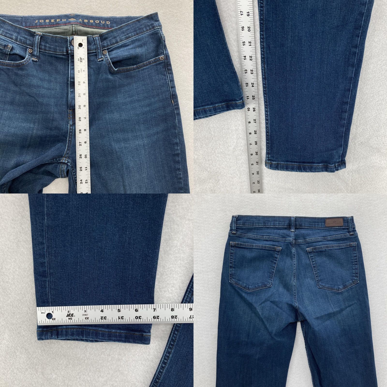 Joseph Abboud Joseph Abboud Jeans Mens 32x32 Dark Wash Blue Slim Fit Denim 5 PocketStretch Jeans Slim Mens 32 blue Size US 32 / EU 48 - 8 Thumbnail