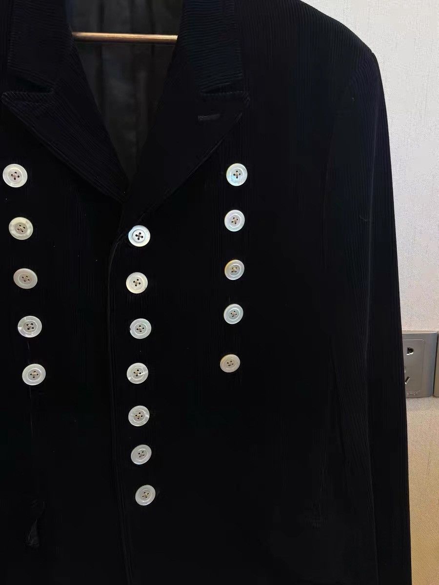 Yohji Yamamoto Yohji Yamamoto Pour Homme AW96 White Button Corduroy Coat Size US M / EU 48-50 / 2 - 3 Thumbnail