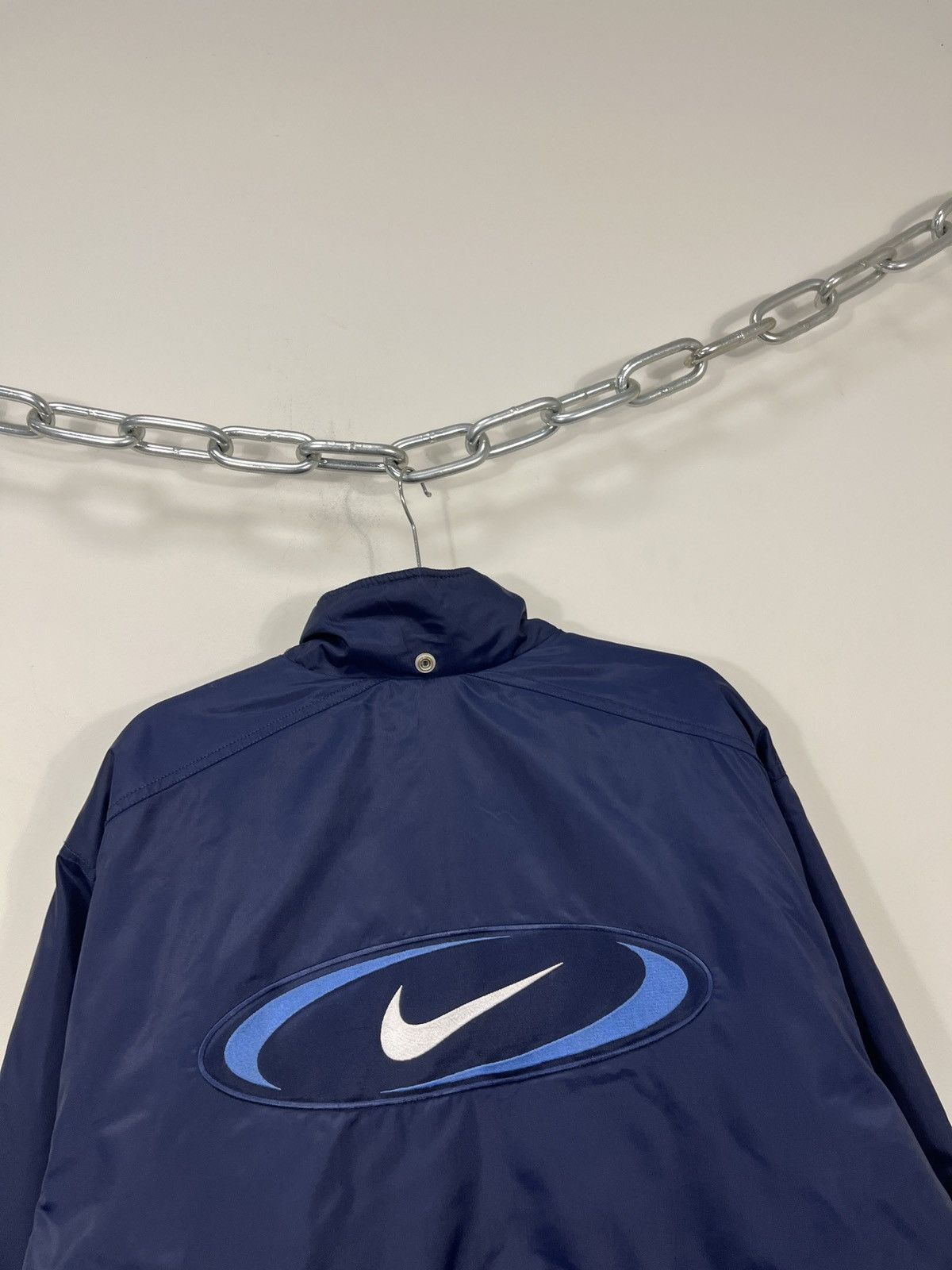 Nike Vintage Nike Big Swoosh Embroidered Logo Retro Hype Jacket Size US M / EU 48-50 / 2 - 4 Thumbnail
