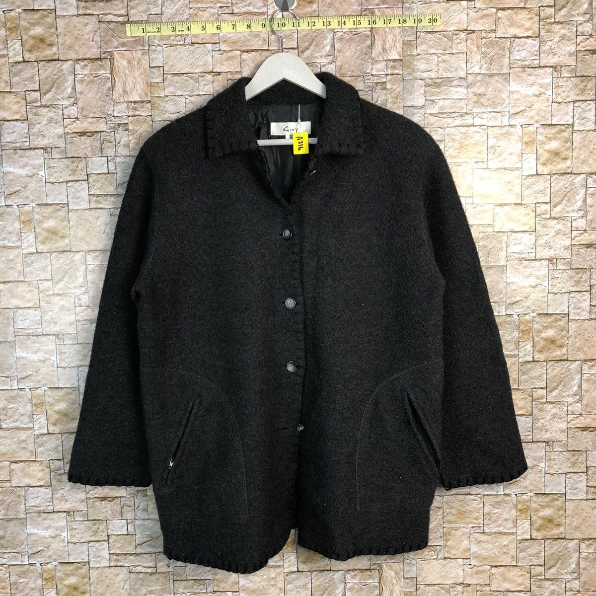 Japanese Brand × Vintage Givy Black vintage jacket #A216 Size US L / EU 52-54 / 3 - 1 Thumbnail