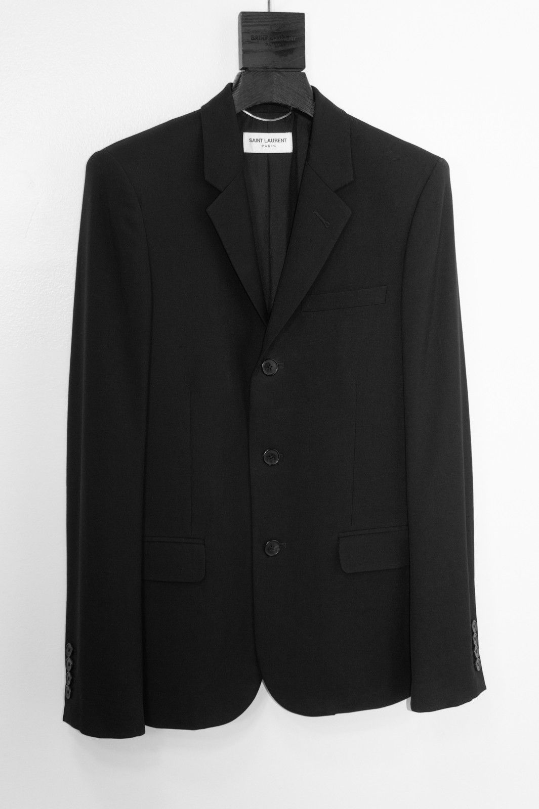 Hedi Slimane × Saint Laurent Paris FW13 Hedi 3 Button Wool Blazer Jacket 42 XS Size US XS / EU 42 / 0 - 1 Thumbnail