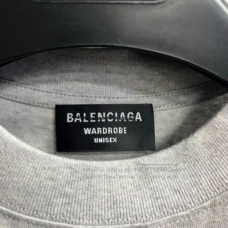 Balenciaga Balenciaga Grey Logo Print Short Sleeve T-Shirt. Size US XS / EU 42 / 0 - 4 Thumbnail