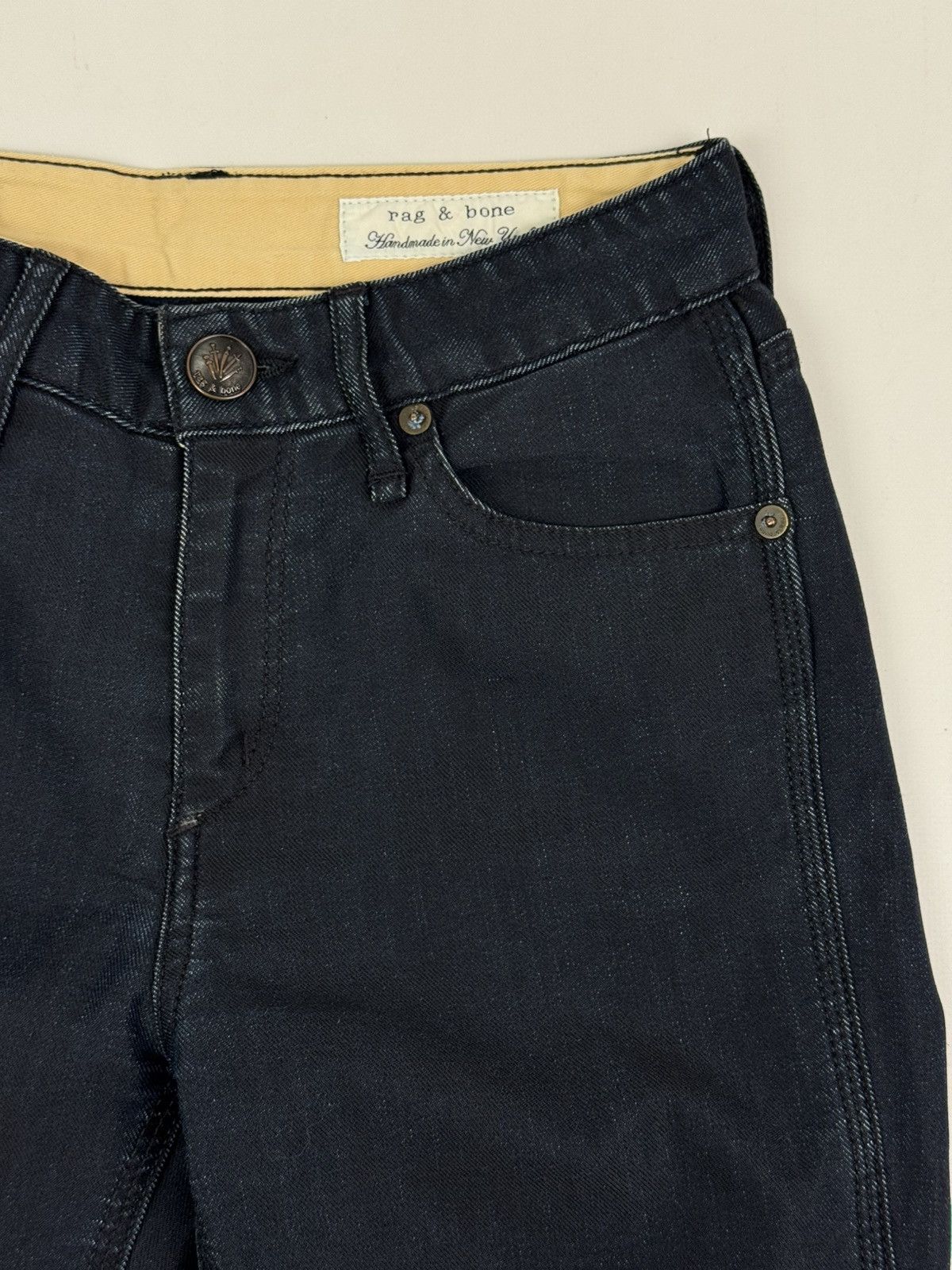 Rag & Bone Rag & Bone Handmade New York Navy Slim Women’s Pants Size 24" / US 00 / IT 34 - 7 Thumbnail