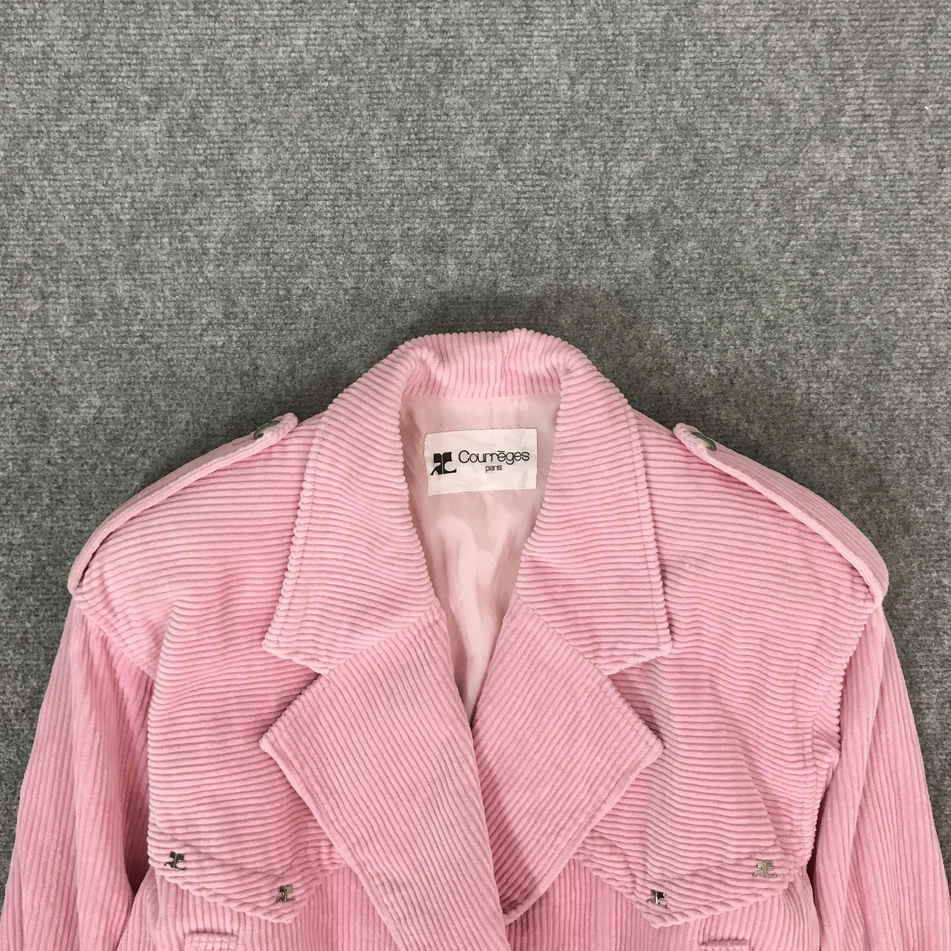 Courreges COURREGES CORDUROY COAT JACKET WOMAN K66B1 Size M / US 6-8 / IT 42-44 - 2 Thumbnail