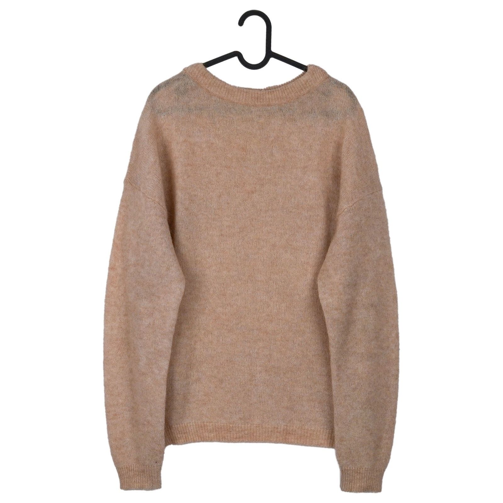 Acne Studios Acne Studios Dramatic Moh Beige Wool Blend Oversized Sweater Size XXS / US 00 / IT 34 - 1 Thumbnail