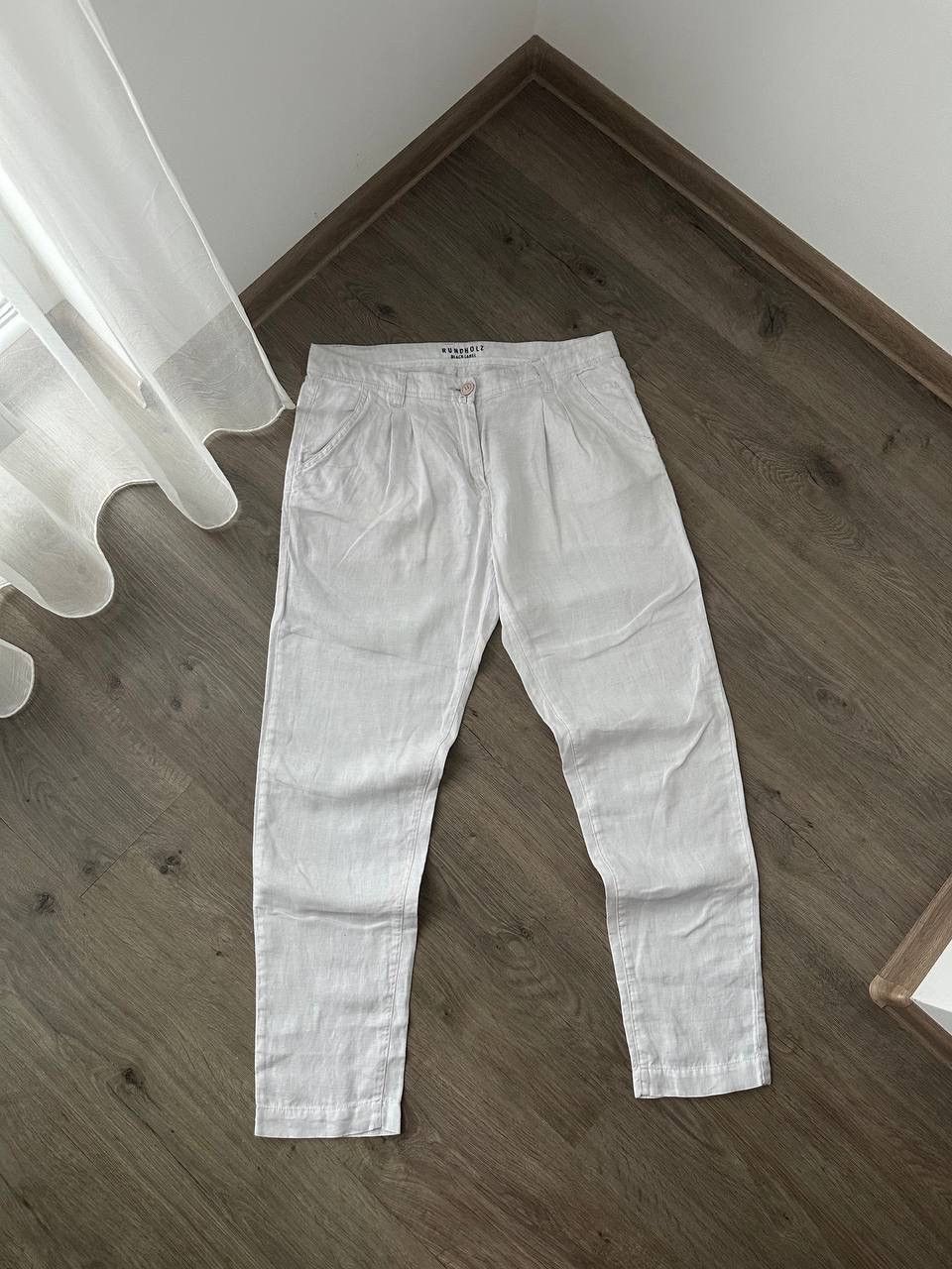 Rundholz × Vintage Vintage Rundholz Black Label Linen White Pants Size US 34 / EU 50 - 1 Thumbnail