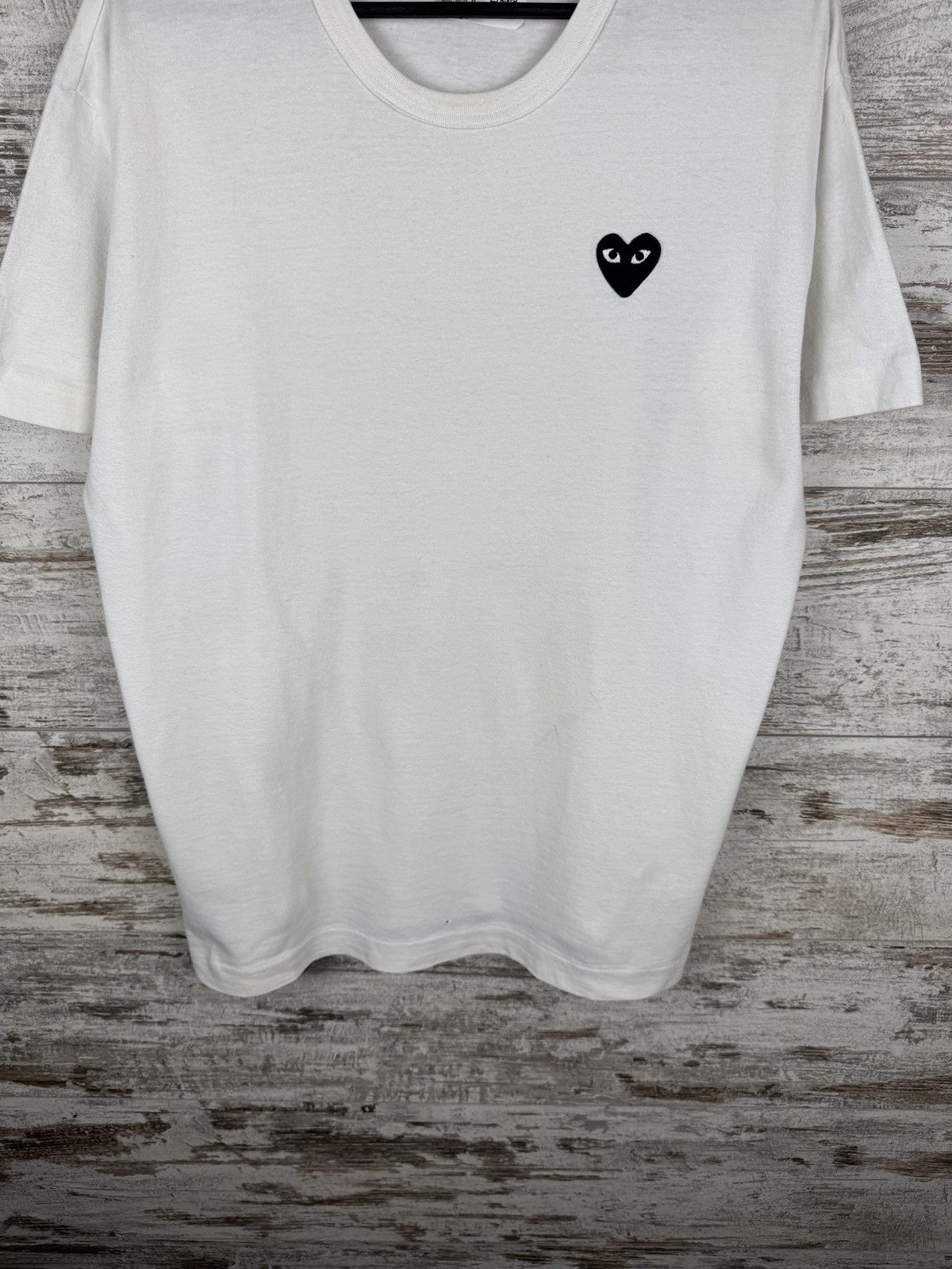 Comme des Garcons Mens Vintage play comme des garcons T-shirt tee logo basic Size US XL / EU 56 / 4 - 4 Thumbnail