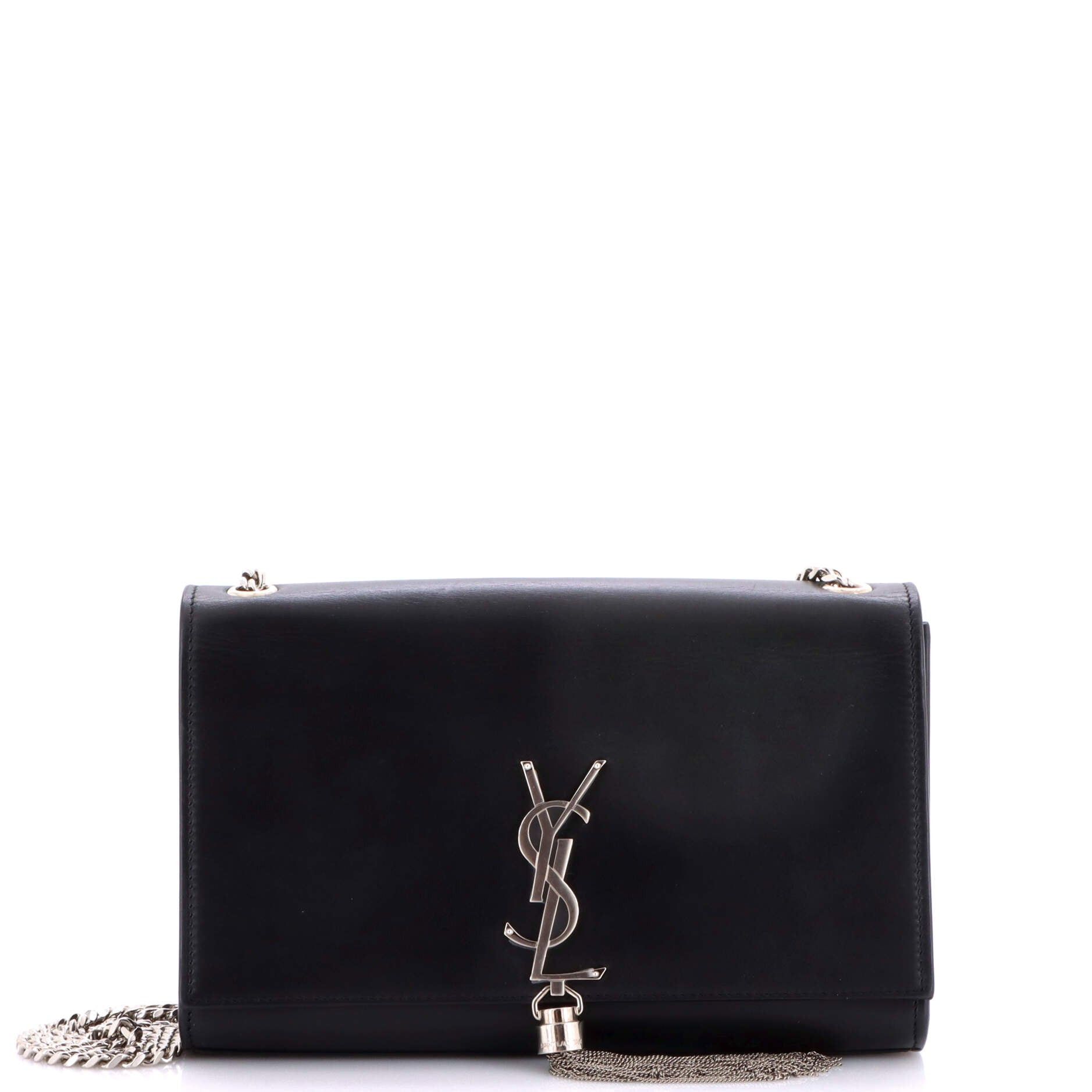 Saint Laurent Paris Classic Monogram Tassel Crossbody Bag Size ONE SIZE - 1 Thumbnail