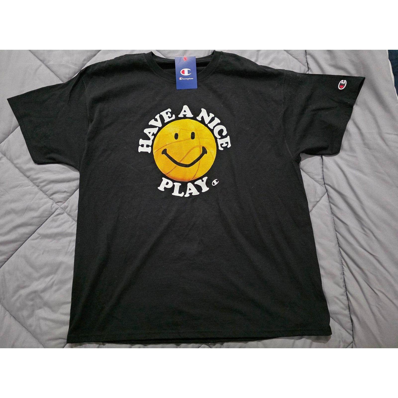 Champion NWT Champion US Men’s Sz XL Graphic Print T-Shirt Black “Hav Size US XL / EU 56 / 4 - 1 Thumbnail