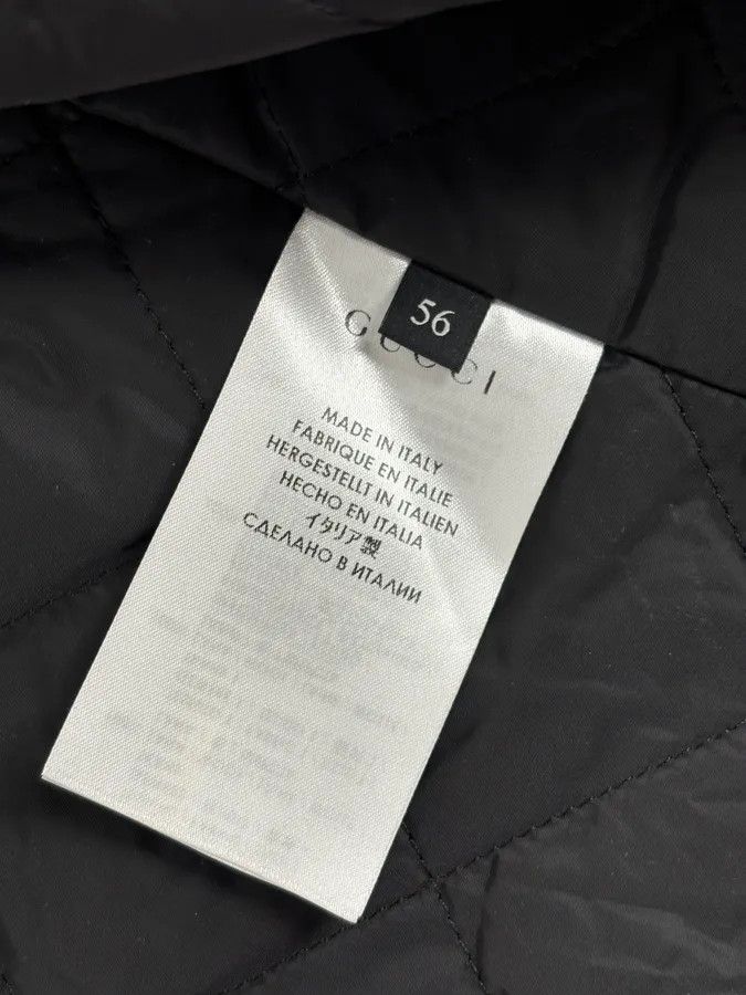 Gucci 2010s Gucci Grey Wool Double-Breasted Contrast Hem Jacket Size US L / EU 52-54 / 3 - 11 Thumbnail