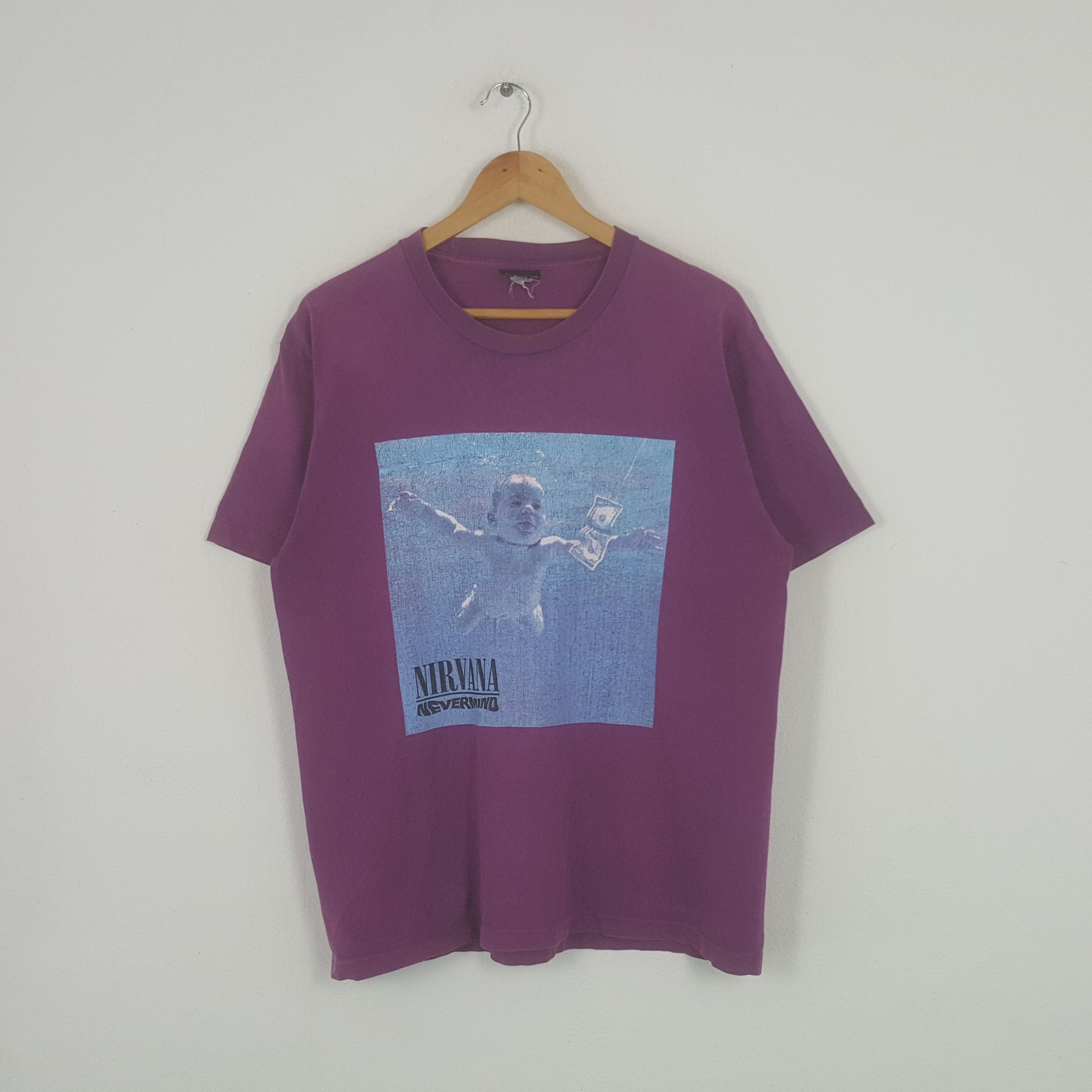 Nirvana × Vintage Vintage Nirvana Nevermind American Grunge Band Tshirt Size US L / EU 52-54 / 3 - 1 Thumbnail